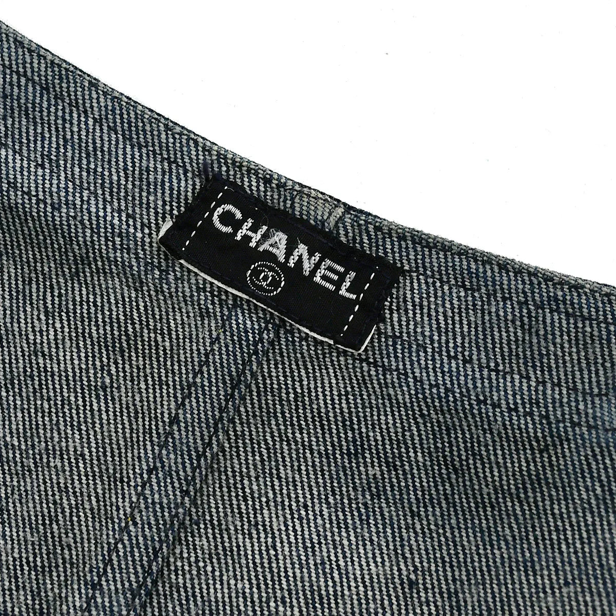 Chanel Vest Denim Jacket Indigo