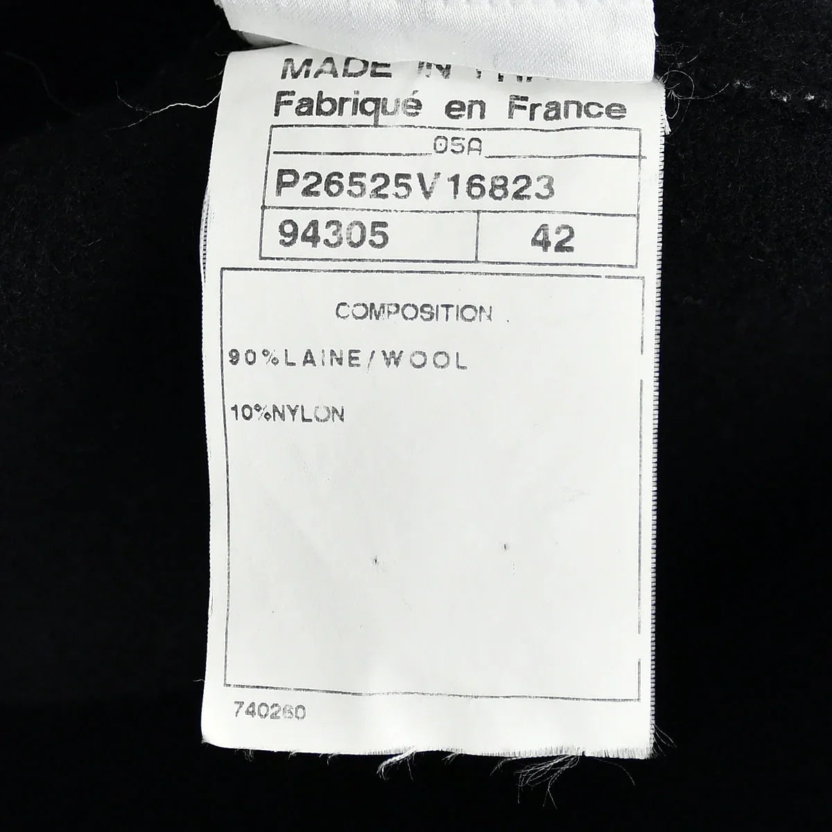 Chanel Sport Line Coat Black 05A #42