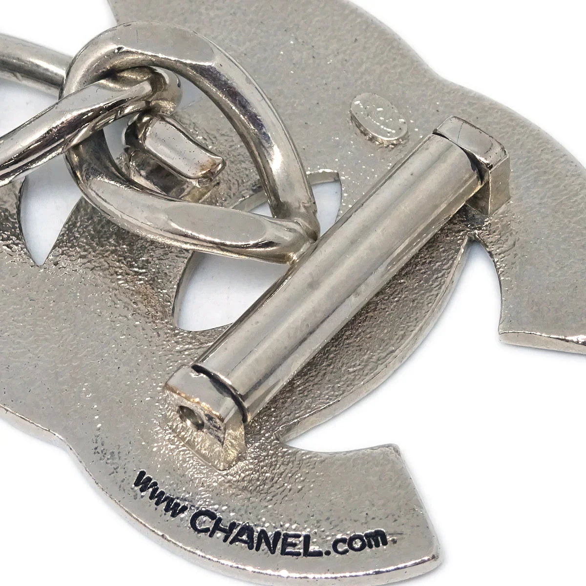 Chanel National Flags Silver Chain Belt 03A