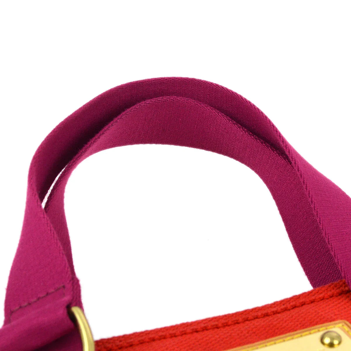 Louis Vuitton 2005 Red Purple Antigua Cabas PM Tote Bag M40037