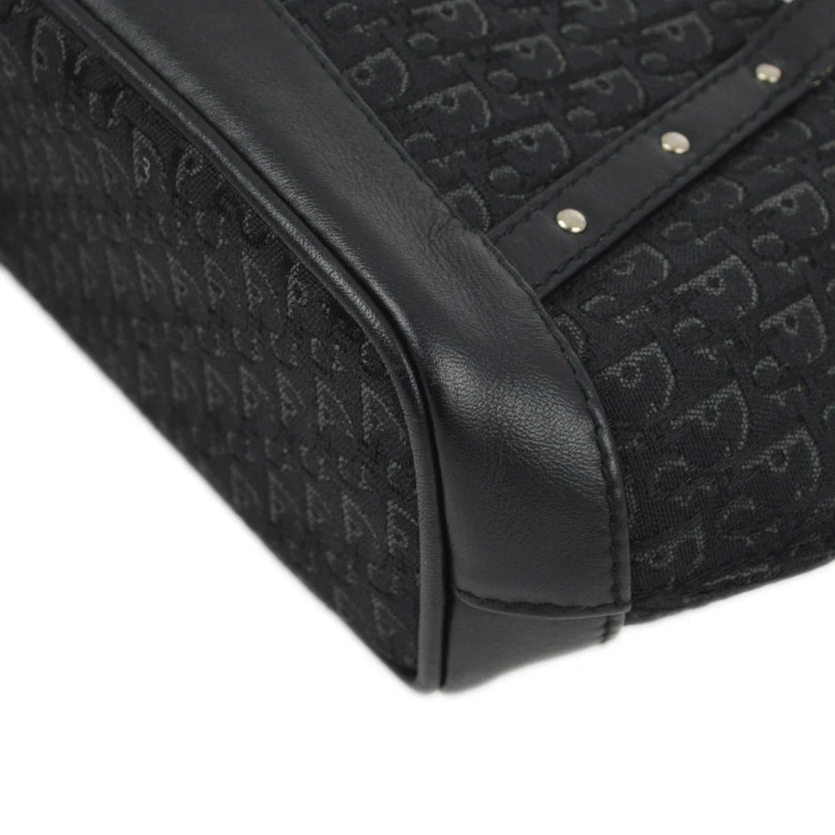 Christian Dior 2003 Black Street Chic Trotter Handbag