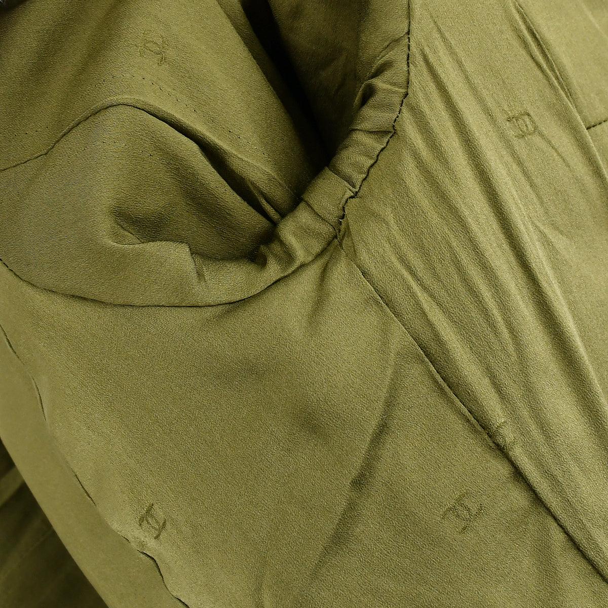 Chanel Single Breasted Jacket Khaki 96A #40