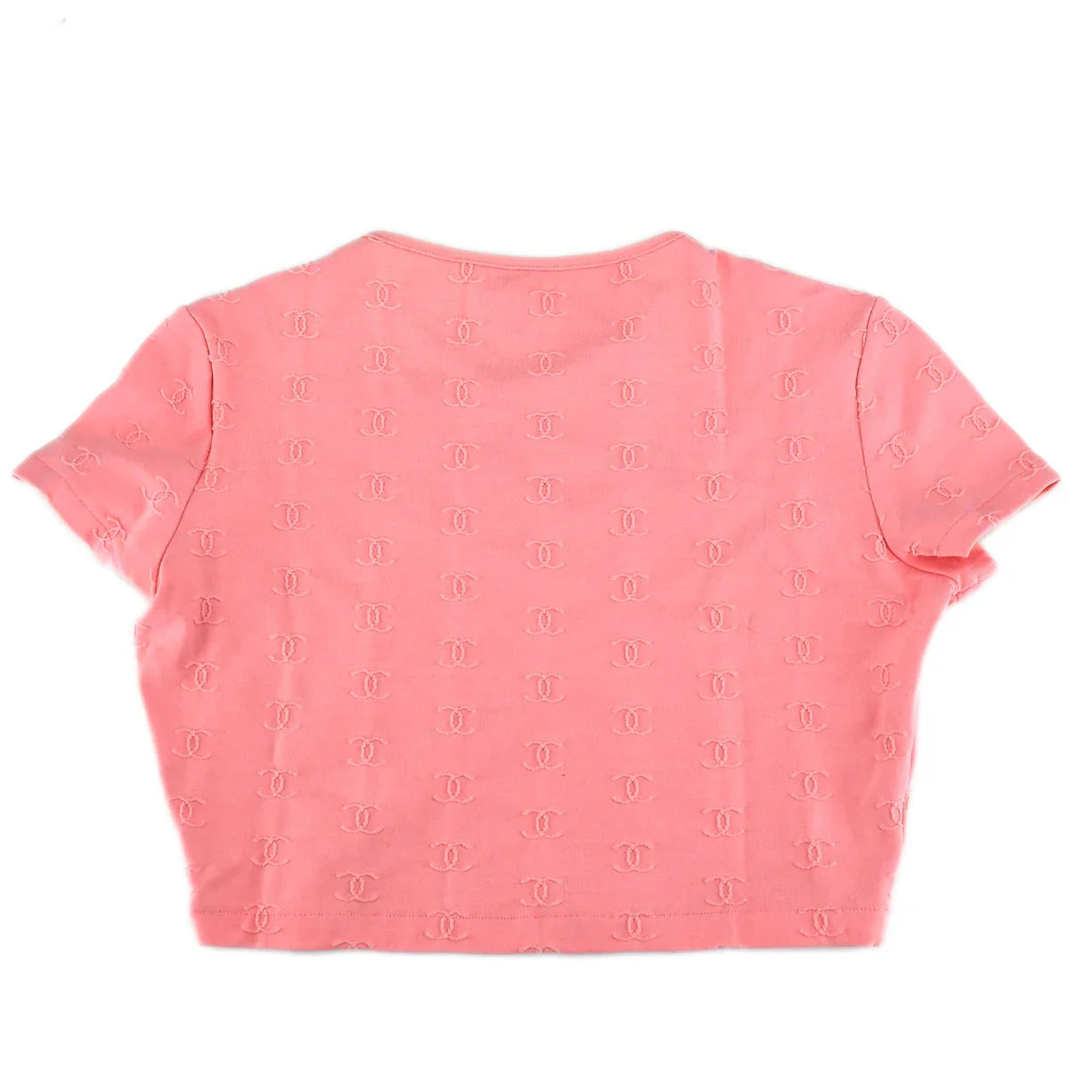 Chanel Cropped T-shirt Pink 97P #40