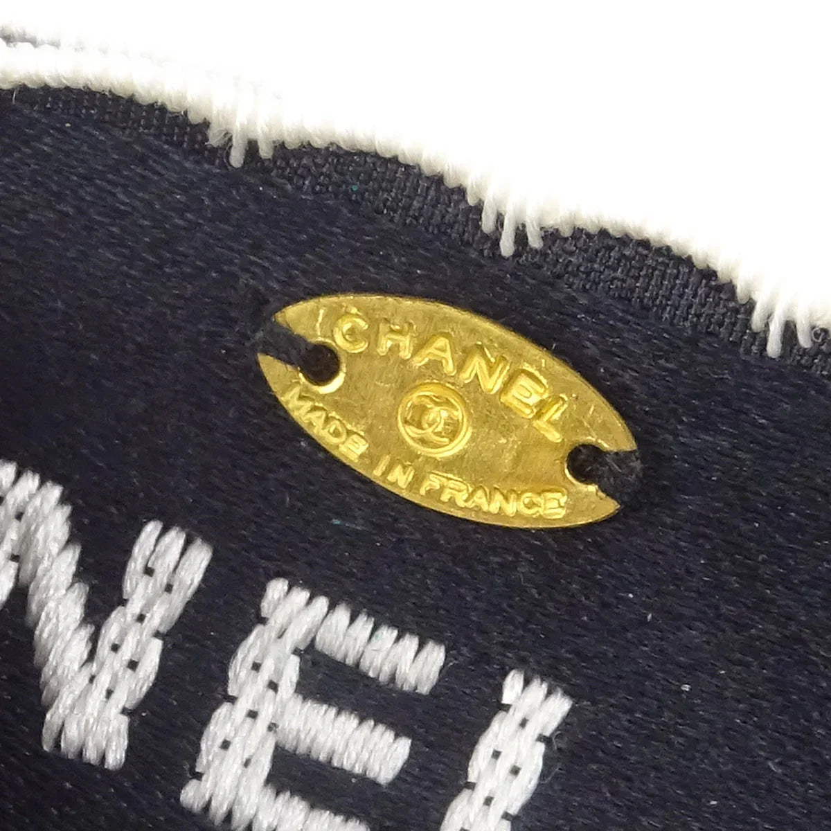 Chanel Bow Brooch Pin Black