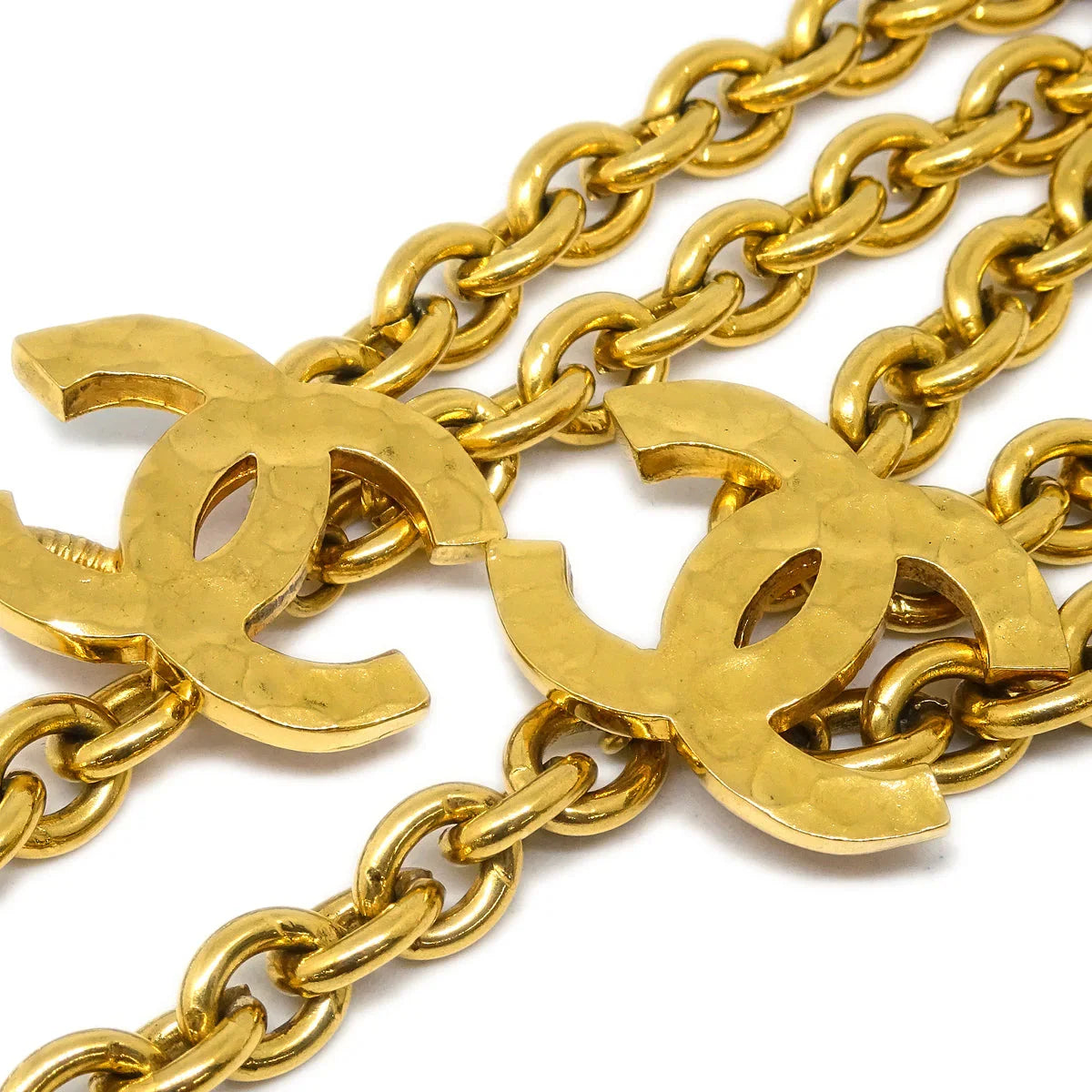 Chanel CC Chain Belt Gold 684 Small Good