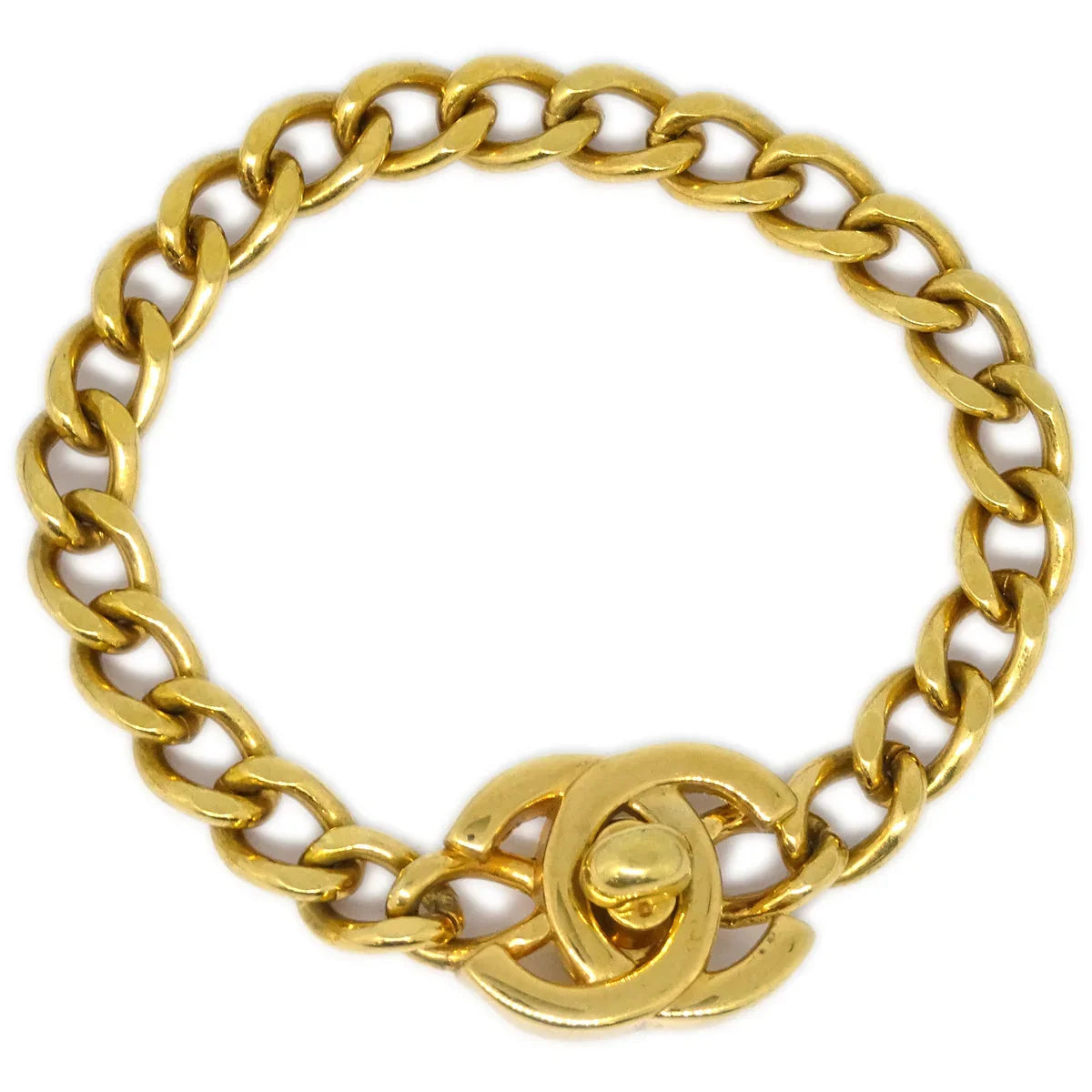 Chanel Turnlock Bracelet Gold 96P