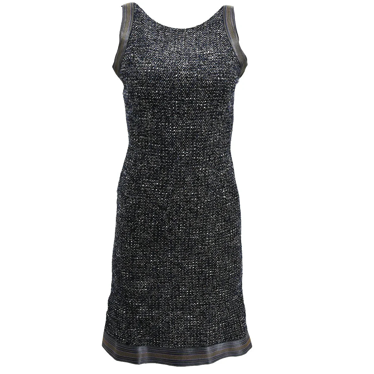 Chanel Jacket Dress Set Navy 04A #36