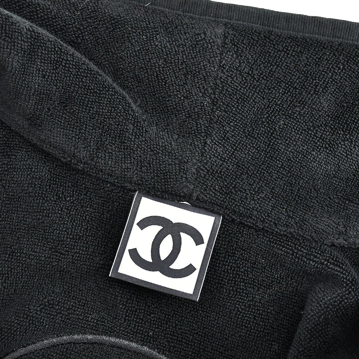 Chanel Sport Line Bathrobe Black 09C #1