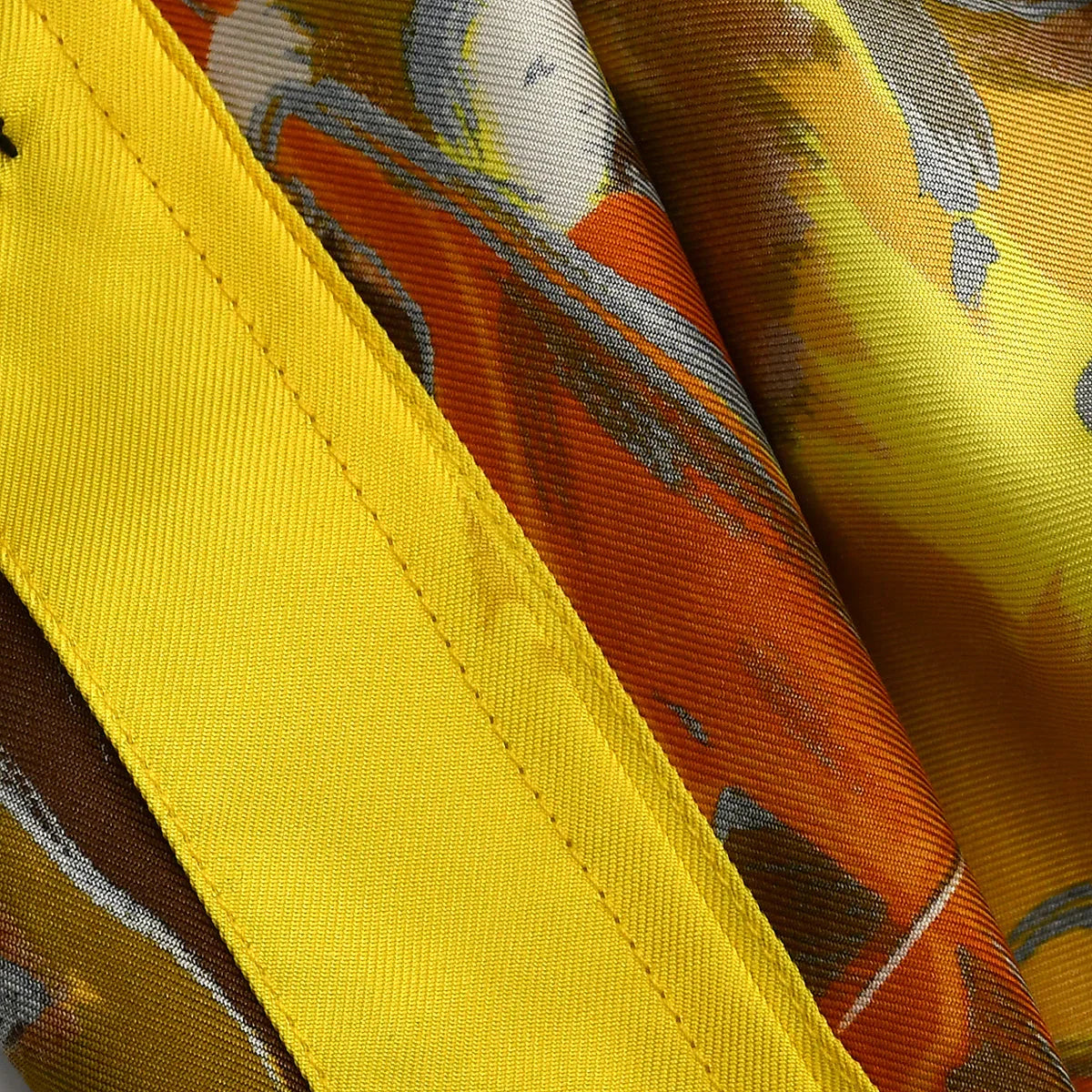 Hermes 1980s Shirt Blouse Yellow #38