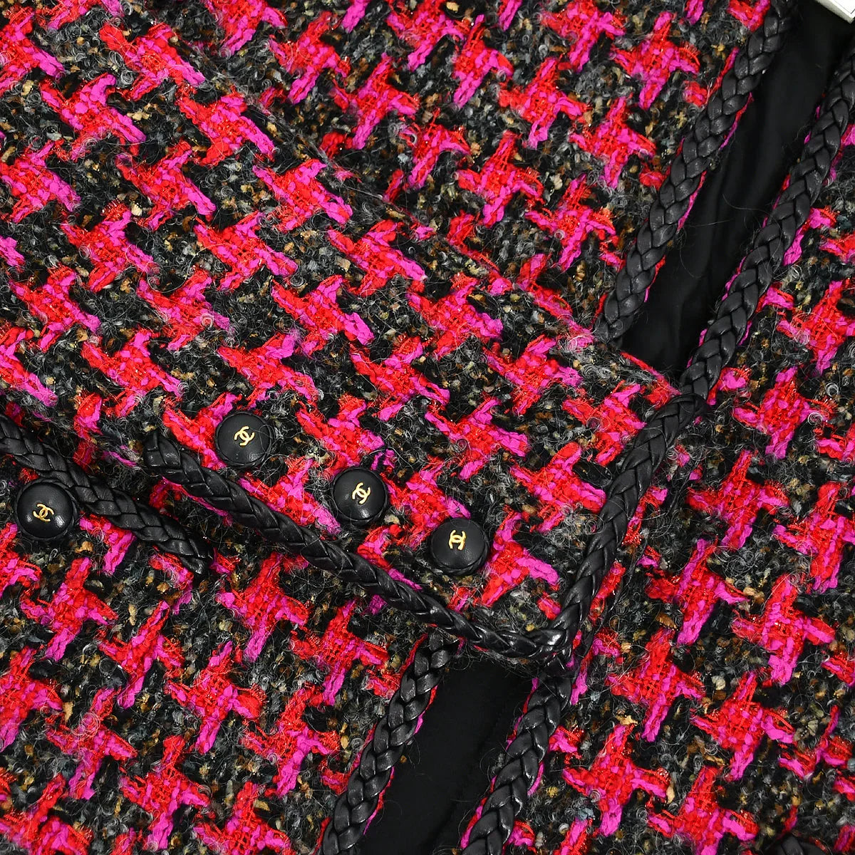 Chanel Setup Suit Jacket Skirt Pink 29 #36