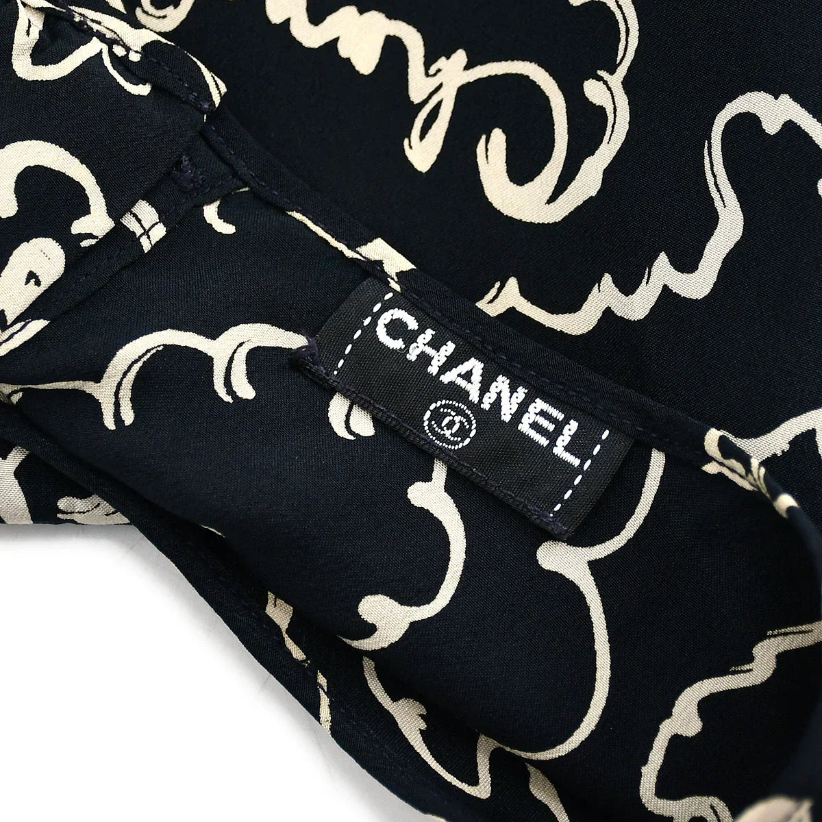 Chanel Sleeveless Tops Black