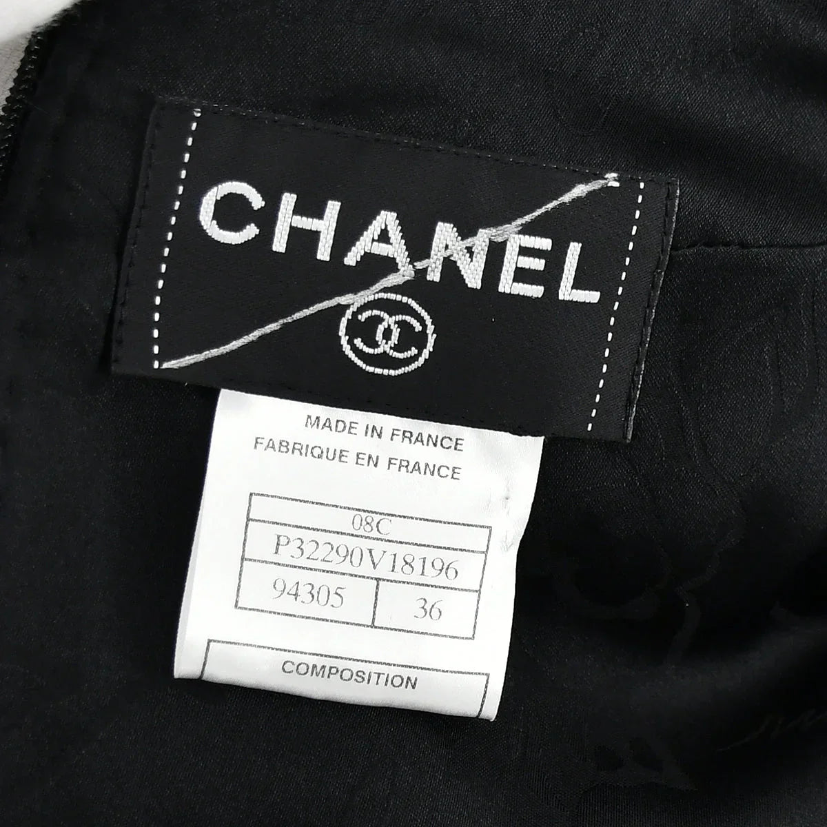 Chanel Dress Black 08C #36