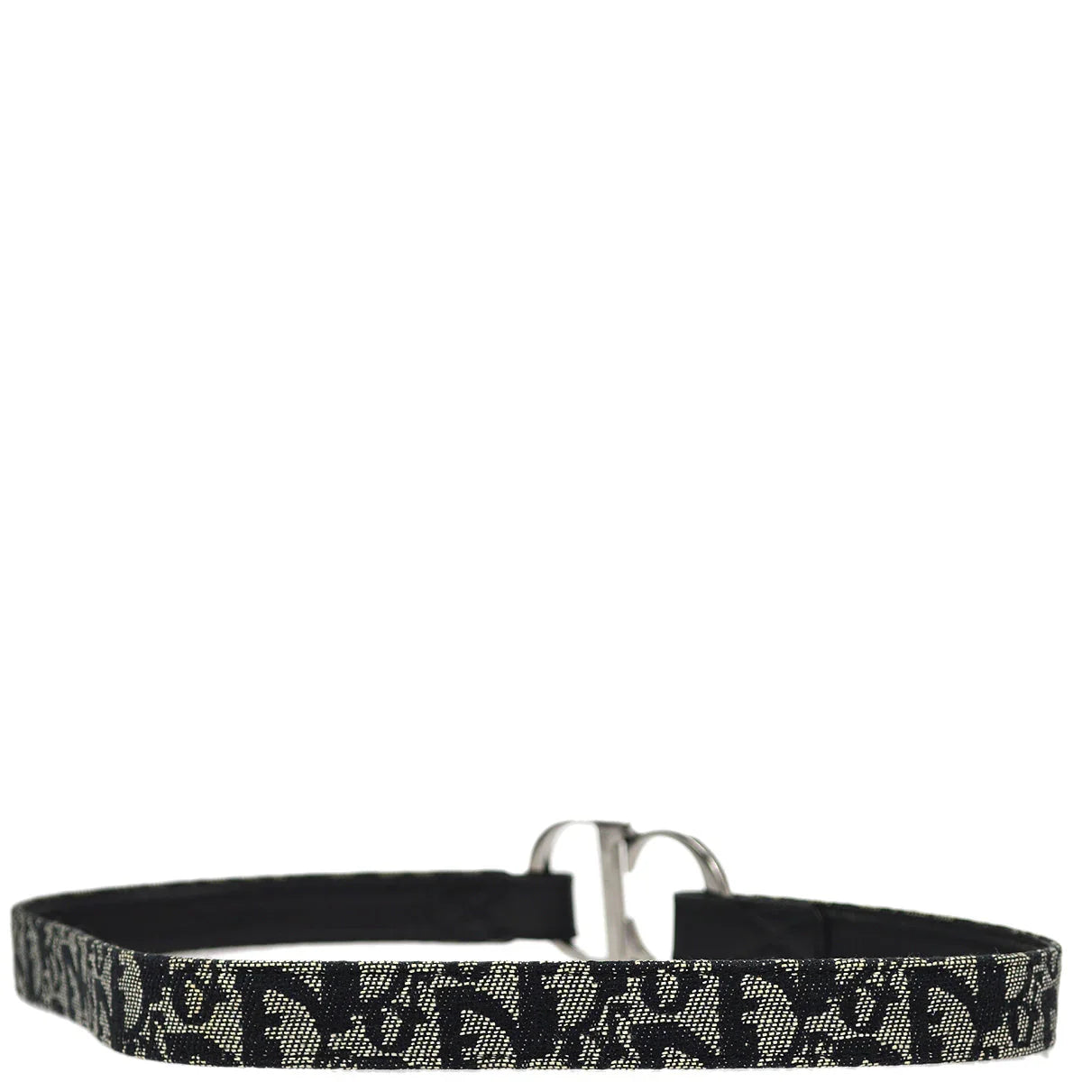 Christian Dior Trotter Belt Black #75 Small Good