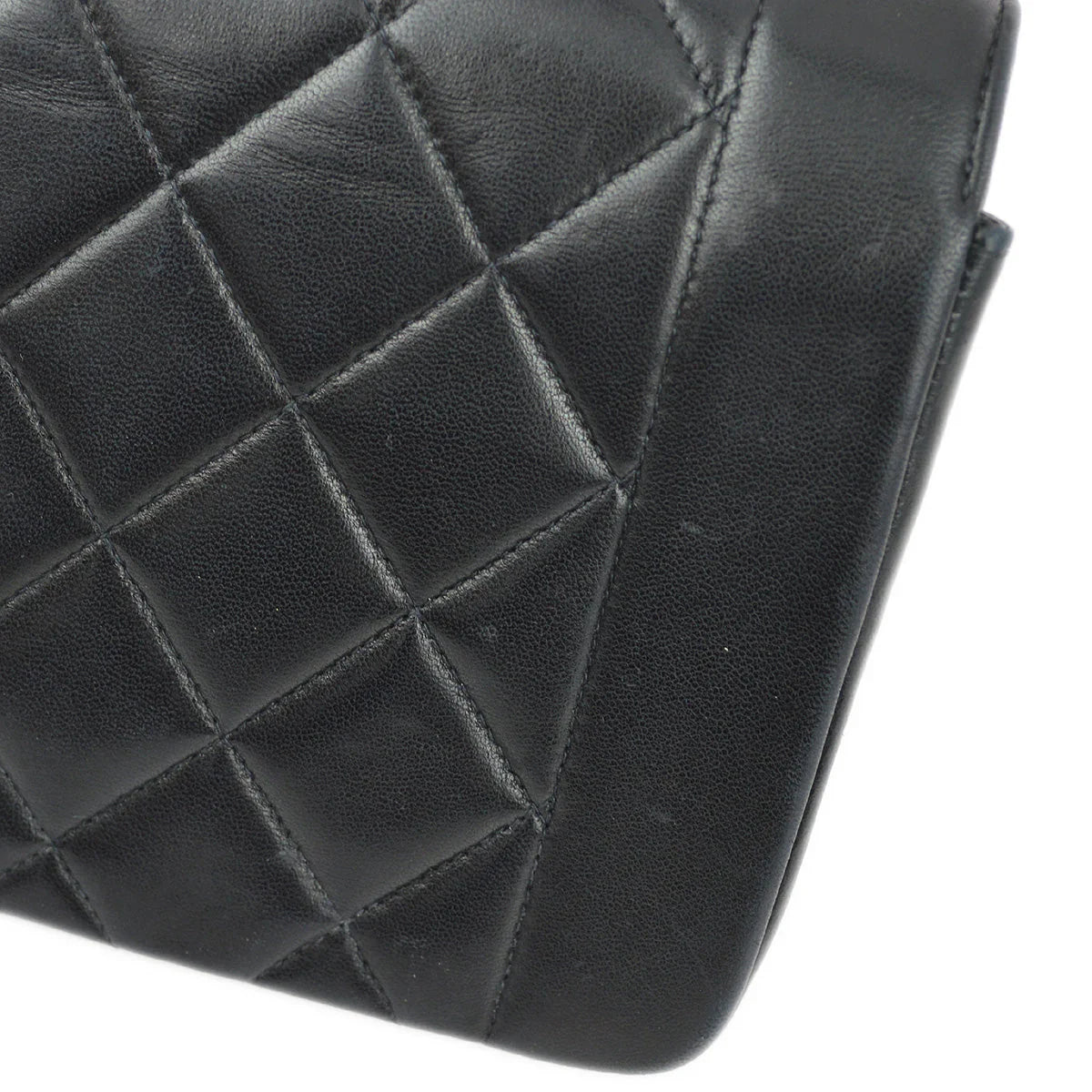 Chanel 1996-1997 Black Lambskin Small Diana Shoulder Bag