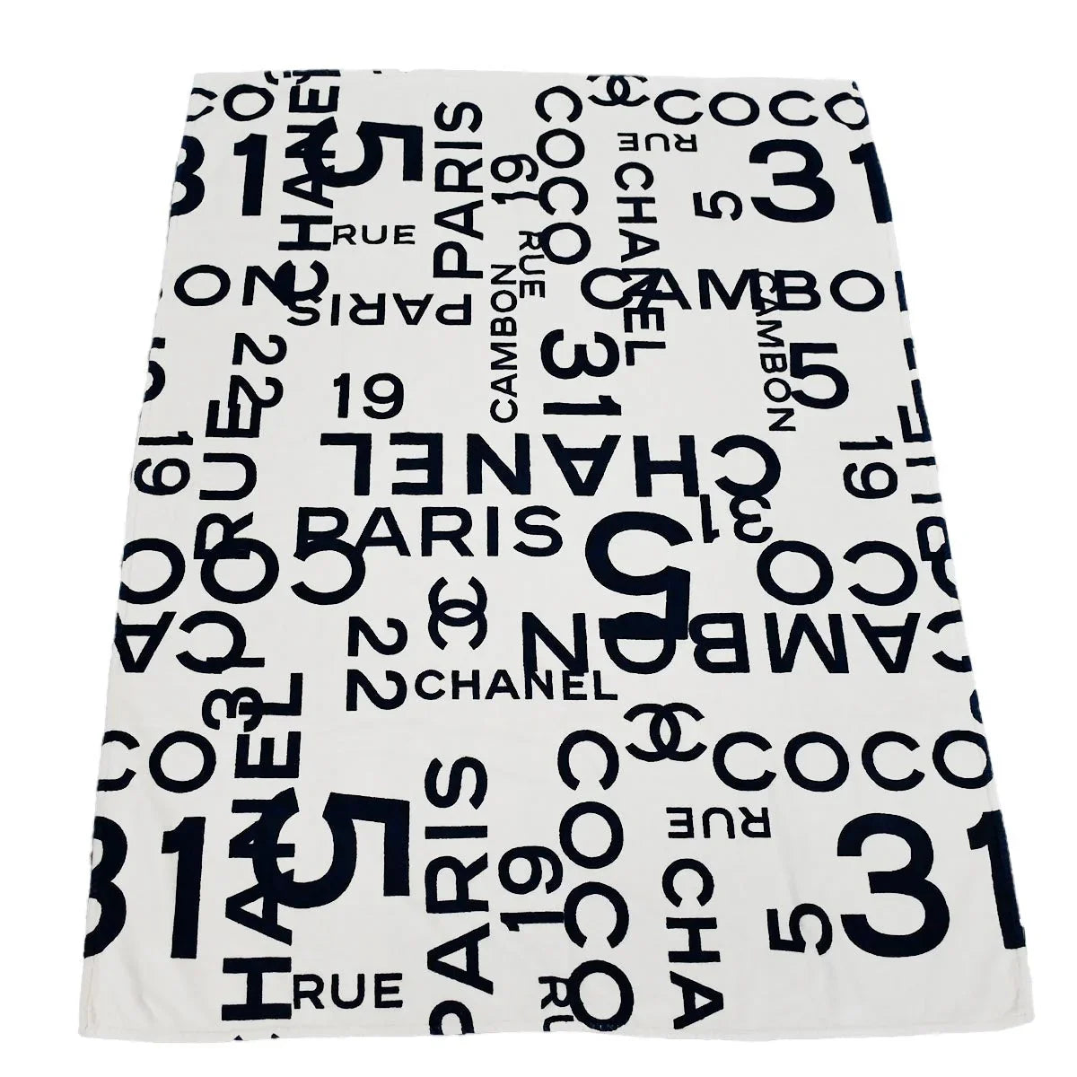 Chanel Beach Towel White Small Good