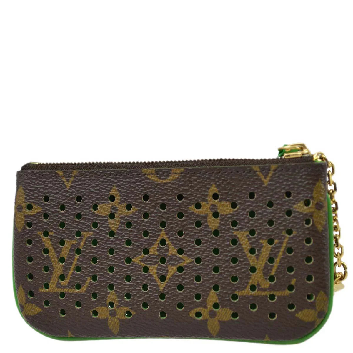 Louis Vuitton 2006 Monogram Perfo Pochette Cles Coin Purse M95186