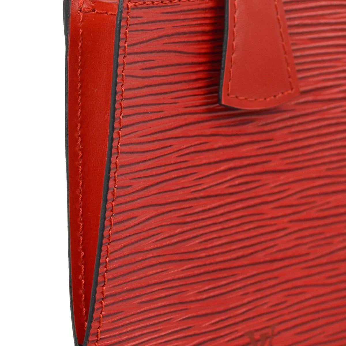 Louis Vuitton 1992 Red Epi Sherwood Pouch M52907