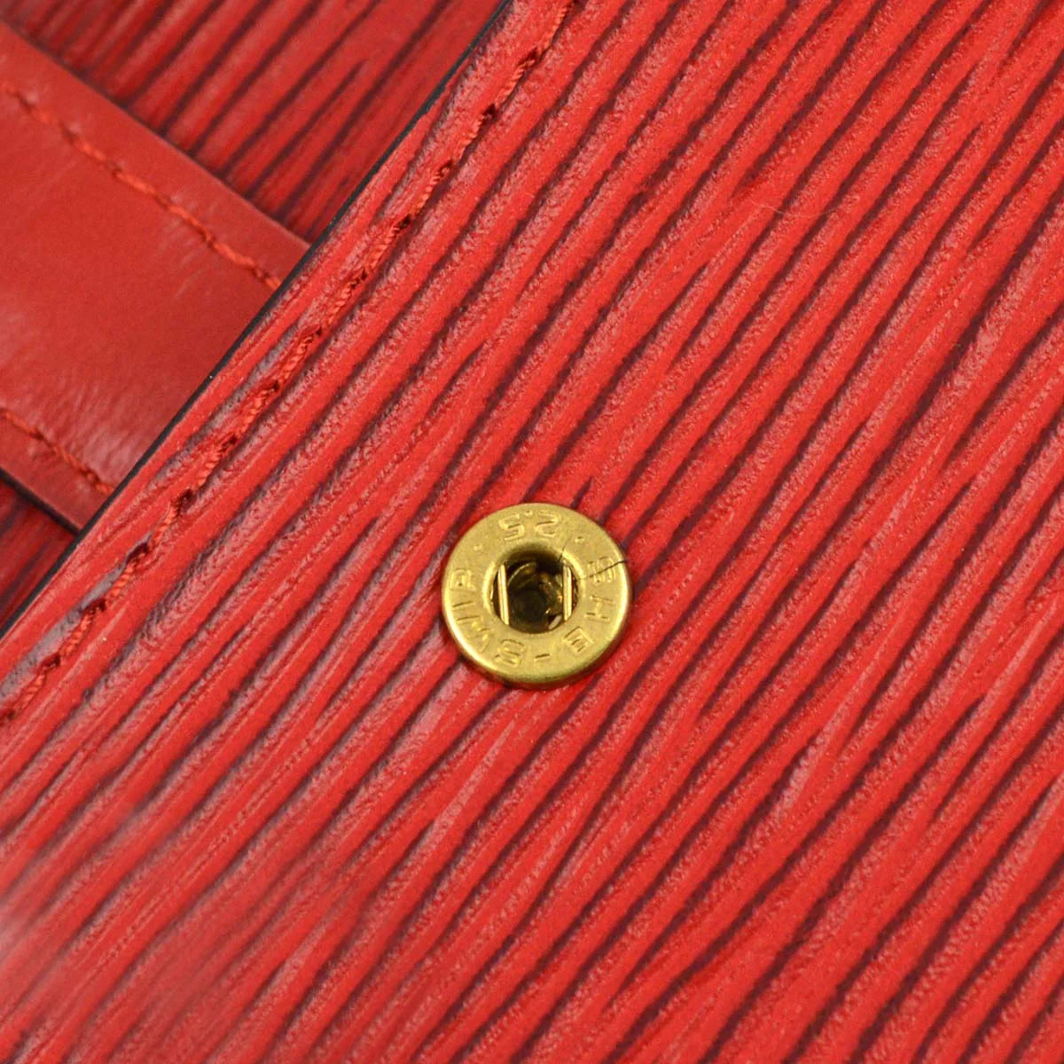 Louis Vuitton 1992 Red Epi Sherwood Pouch M52907