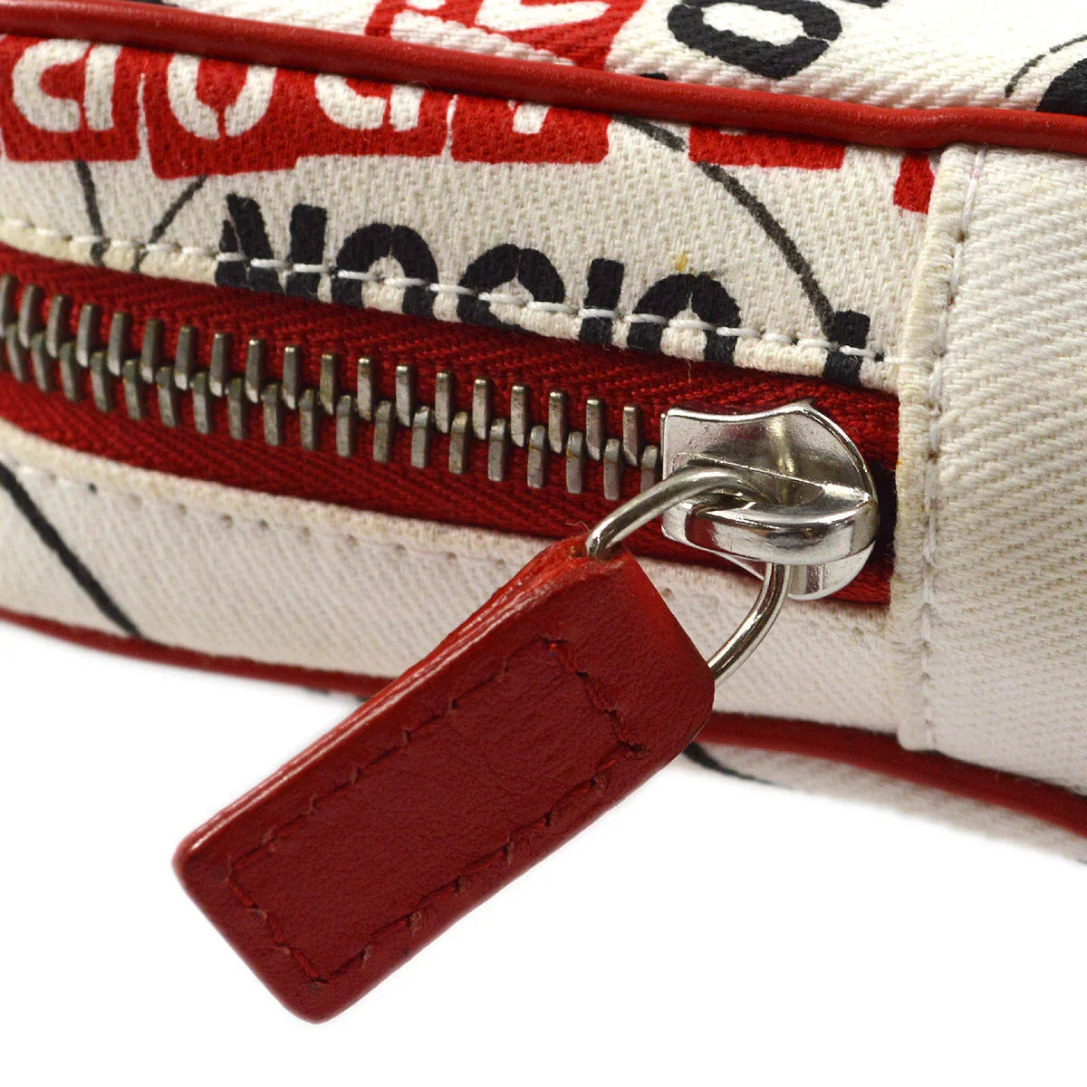 Christian Dior 2004 White Hardcore Pouch