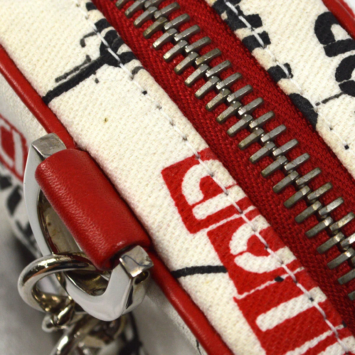 Christian Dior 2004 White Hardcore Pouch