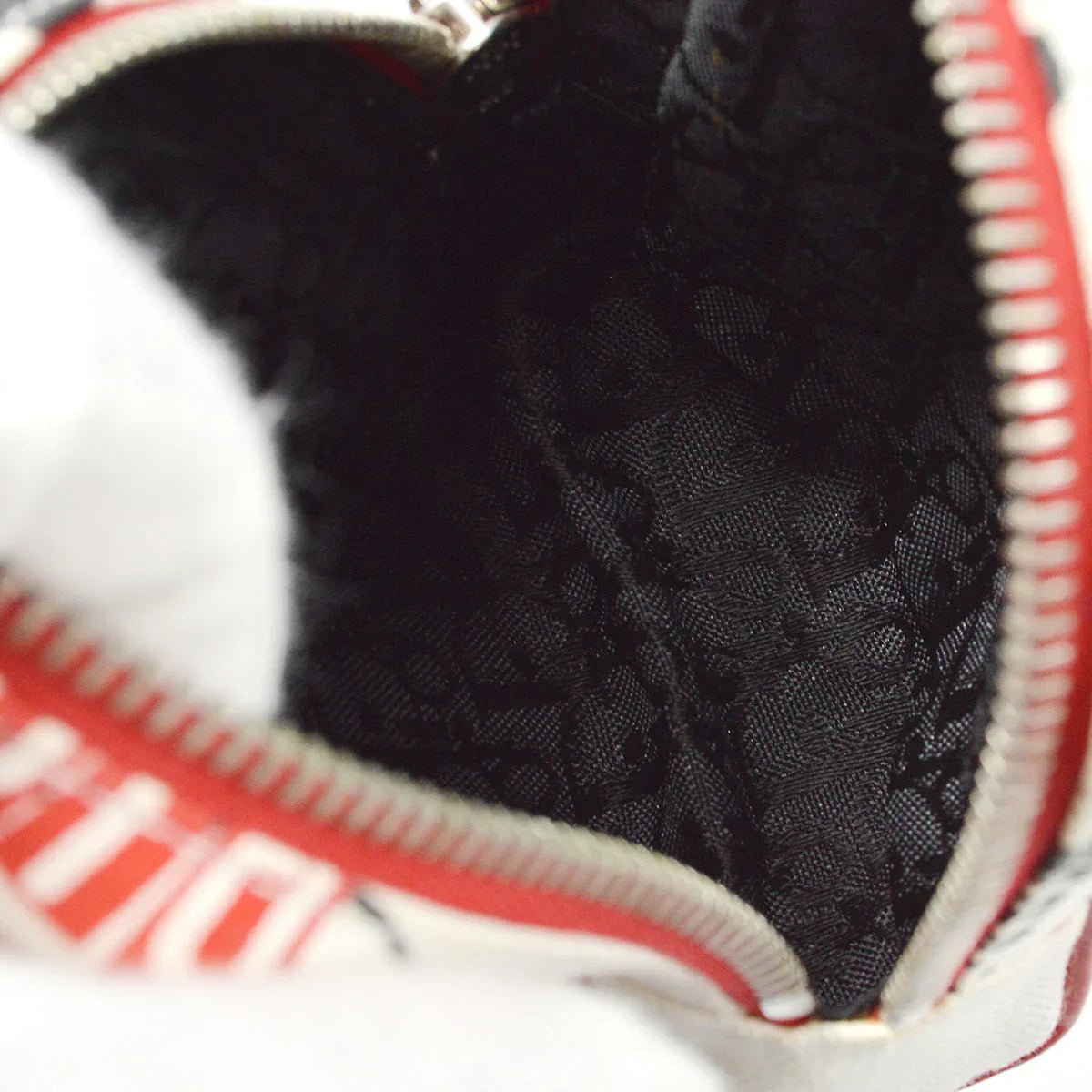 Christian Dior 2004 White Hardcore Pouch