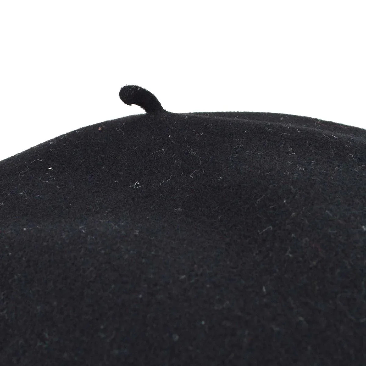 Chanel Oversize Black Hat Beret 98P #57 Small Good