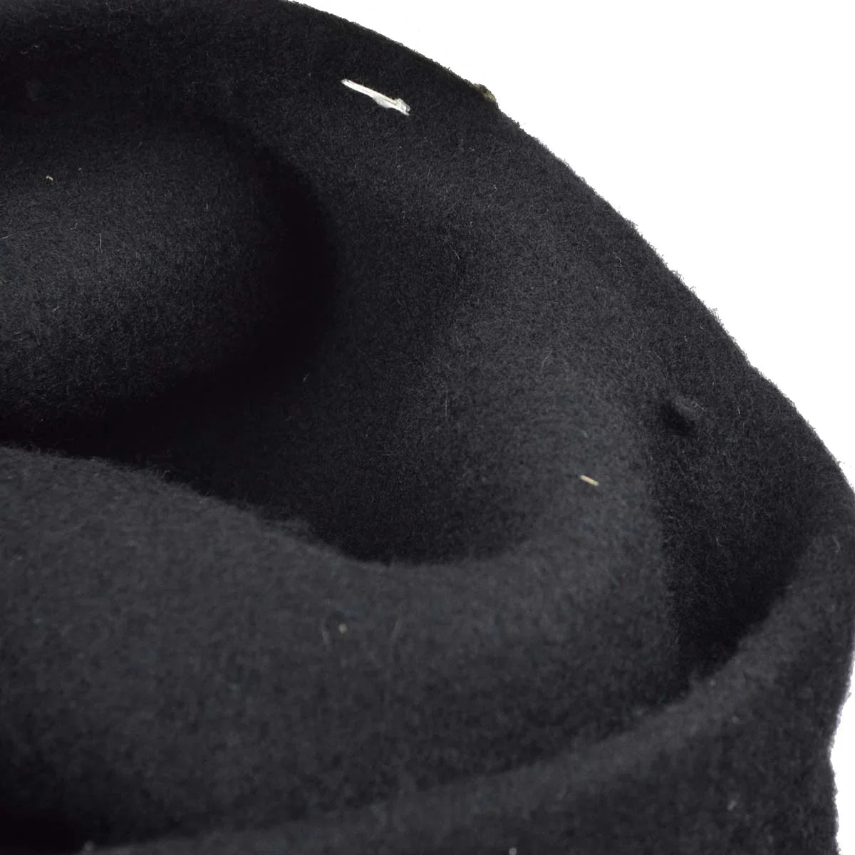 Chanel Oversize Black Hat Beret 98P #57 Small Good