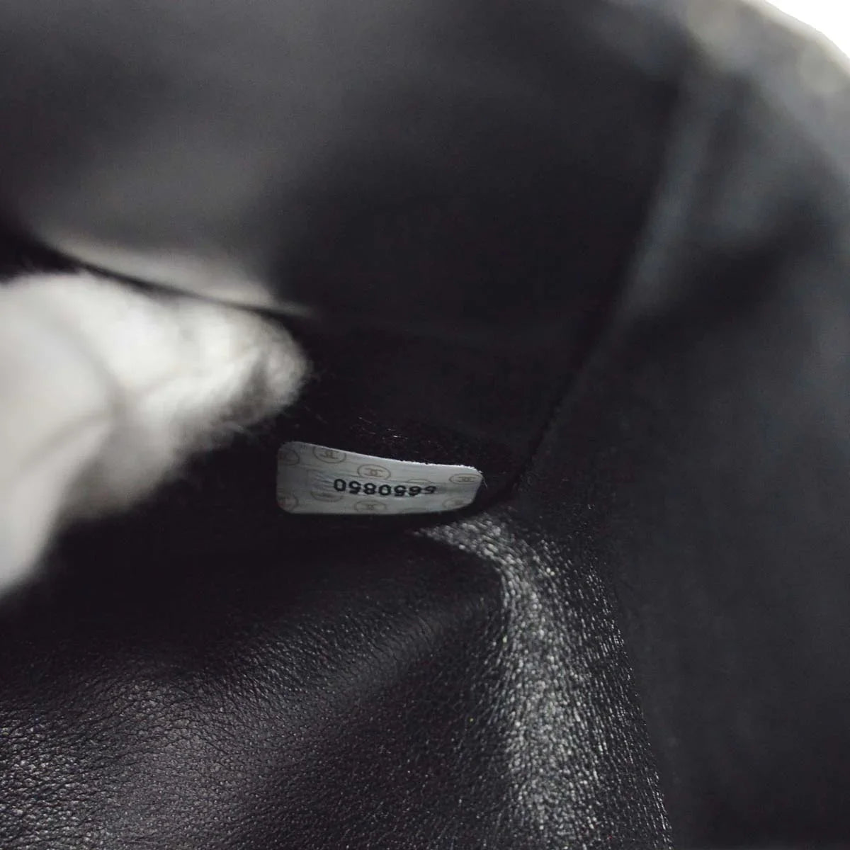 Chanel * 1997-1999 Black Denim Small Classic Double Flap Shoulder Bag
