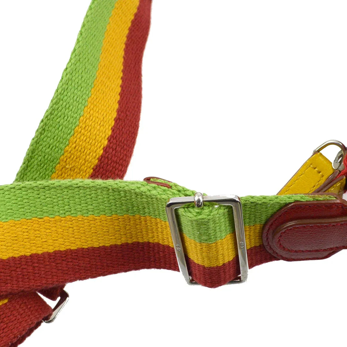 Christian Dior 2004 Rasta-Color Trotter Saddle Shoulder Bag