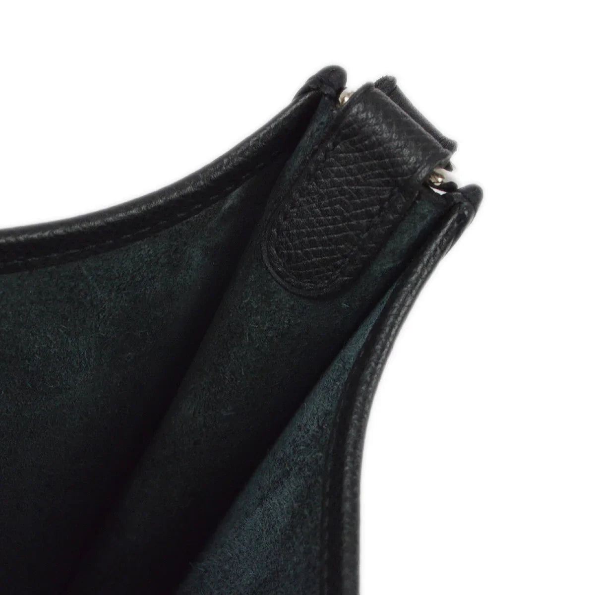Hermes 2004 Black Epsom Evelyne TPM Shoulder Bag