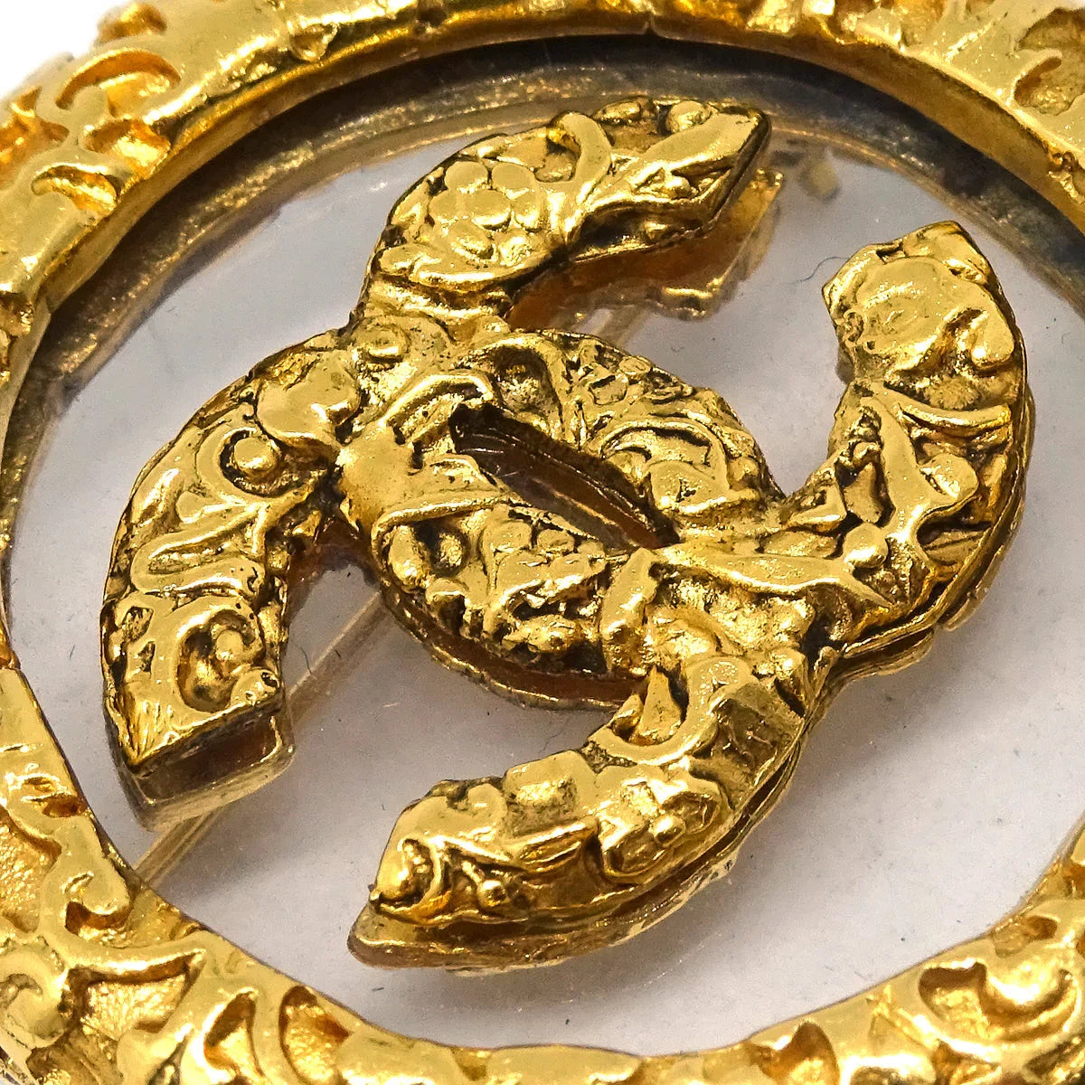 Chanel Gold Brooch Pin 93A