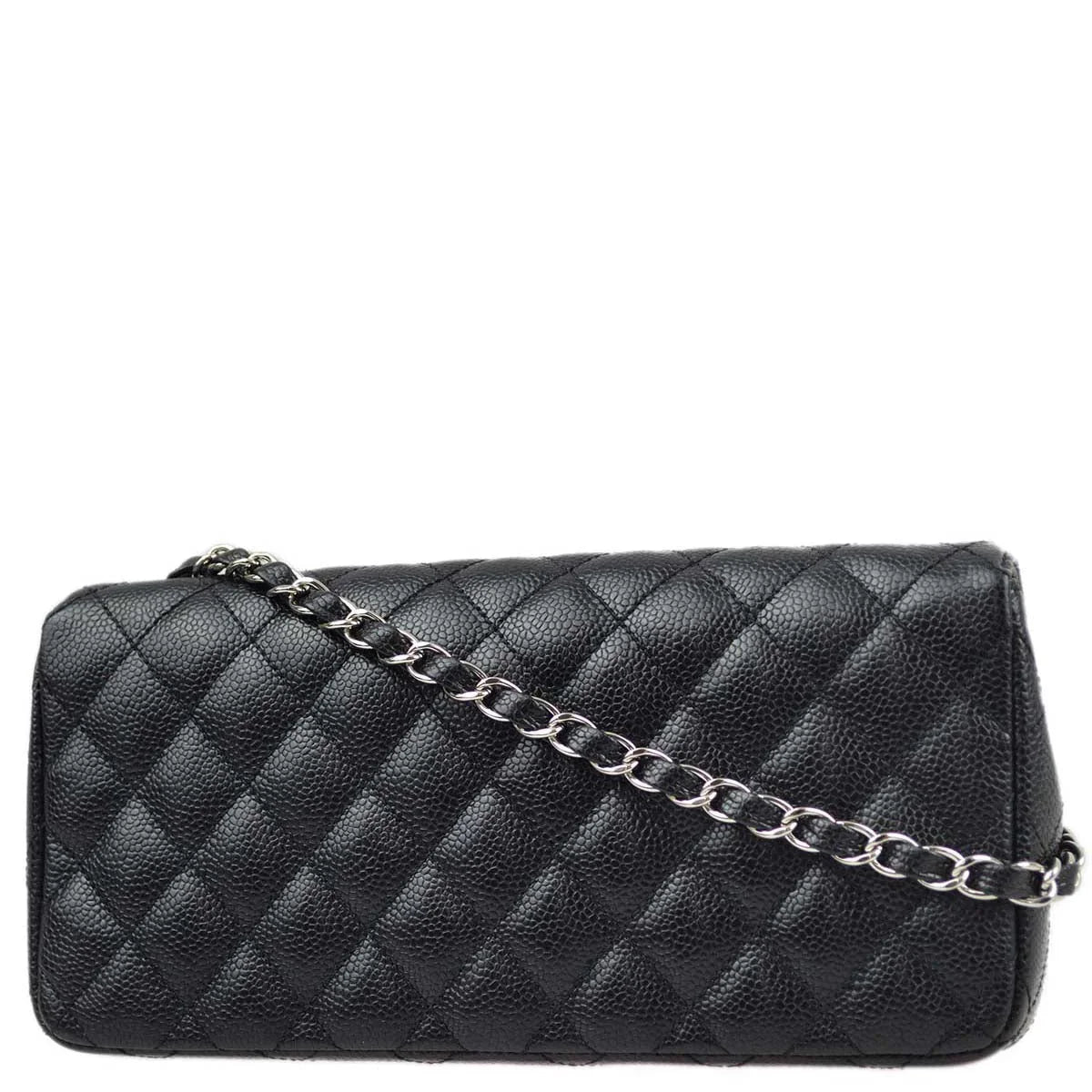 Chanel * 2006-2008 Black Caviar East West Shoulder Bag