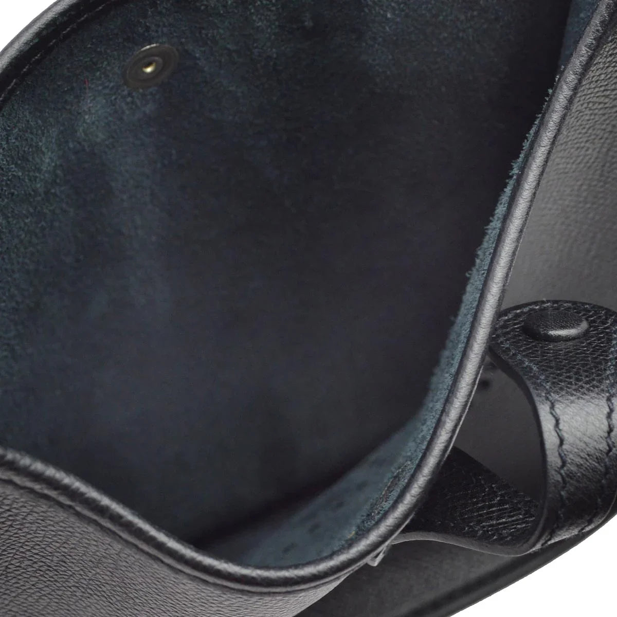 Hermes 2004 Black Epsom Evelyne TPM Shoulder Bag