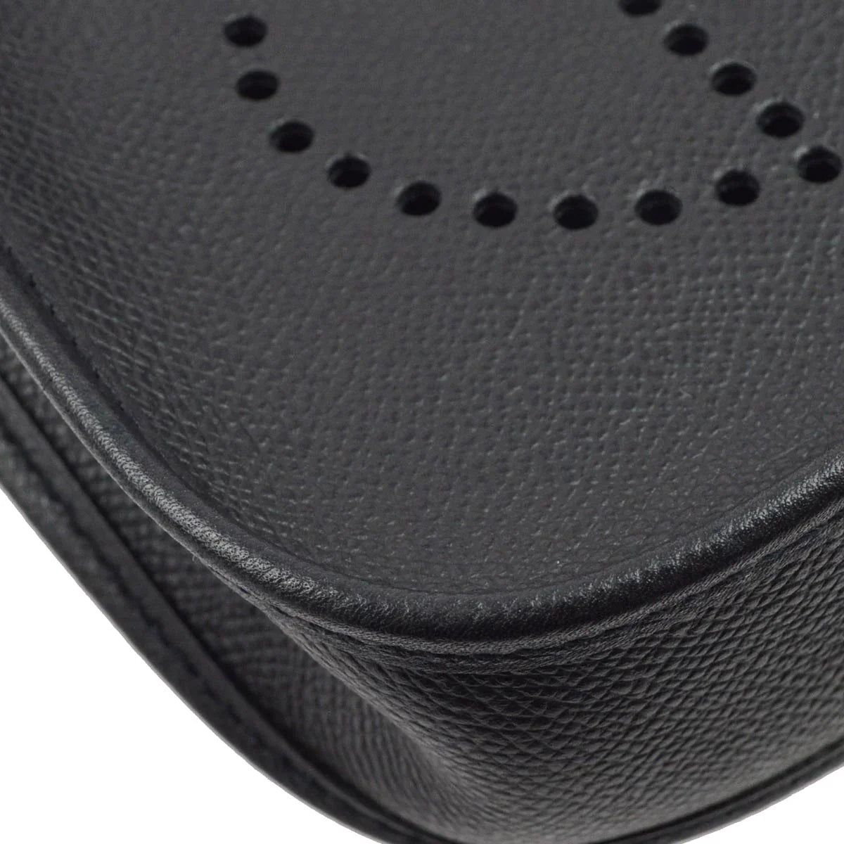 Hermes 2004 Black Epsom Evelyne TPM Shoulder Bag