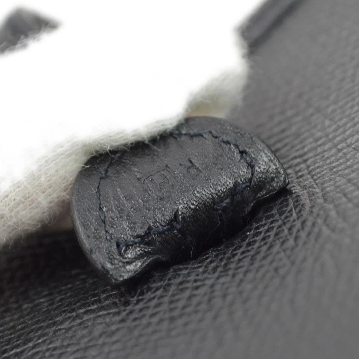 Hermes 2004 Black Epsom Evelyne TPM Shoulder Bag