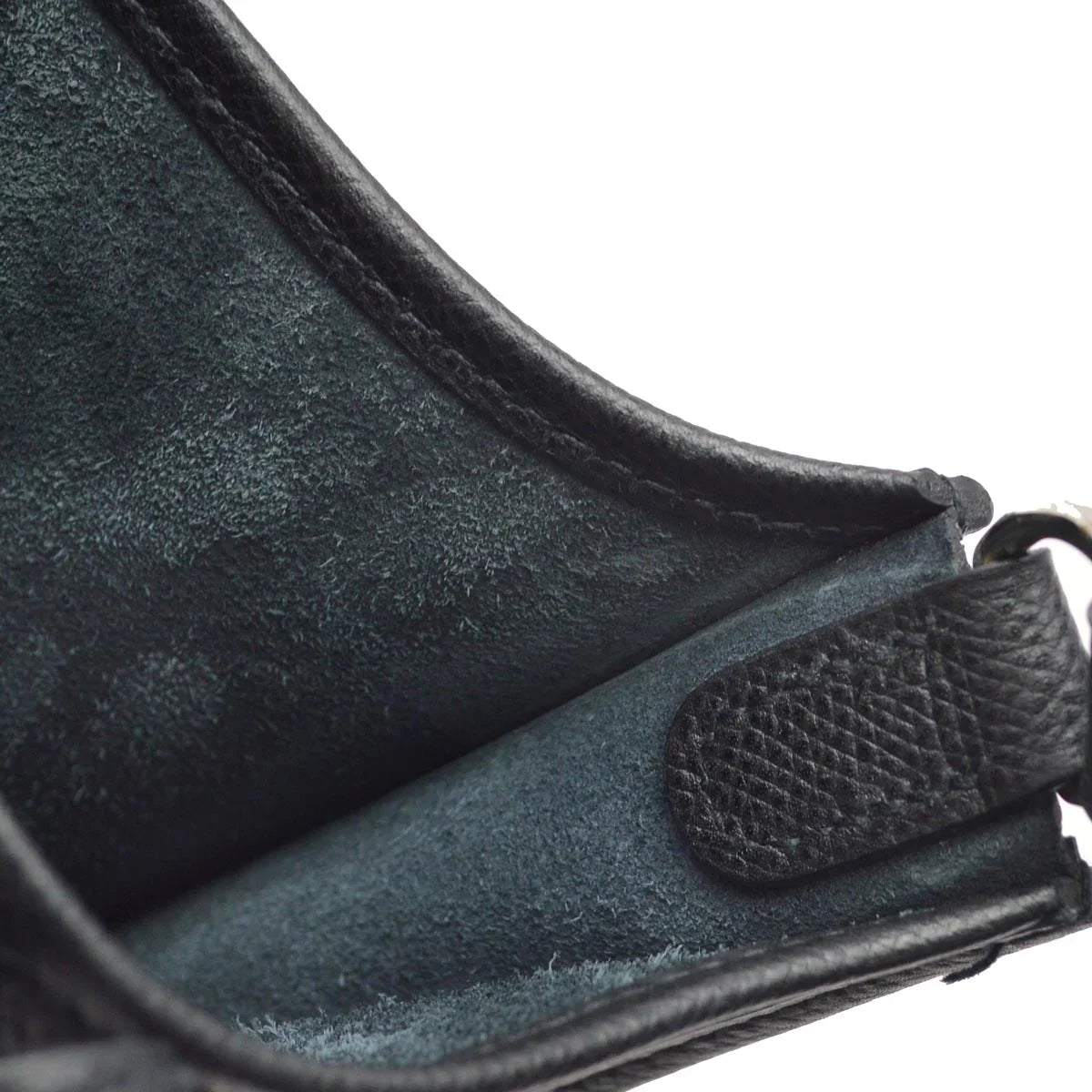 Hermes 2004 Black Epsom Evelyne TPM Shoulder Bag