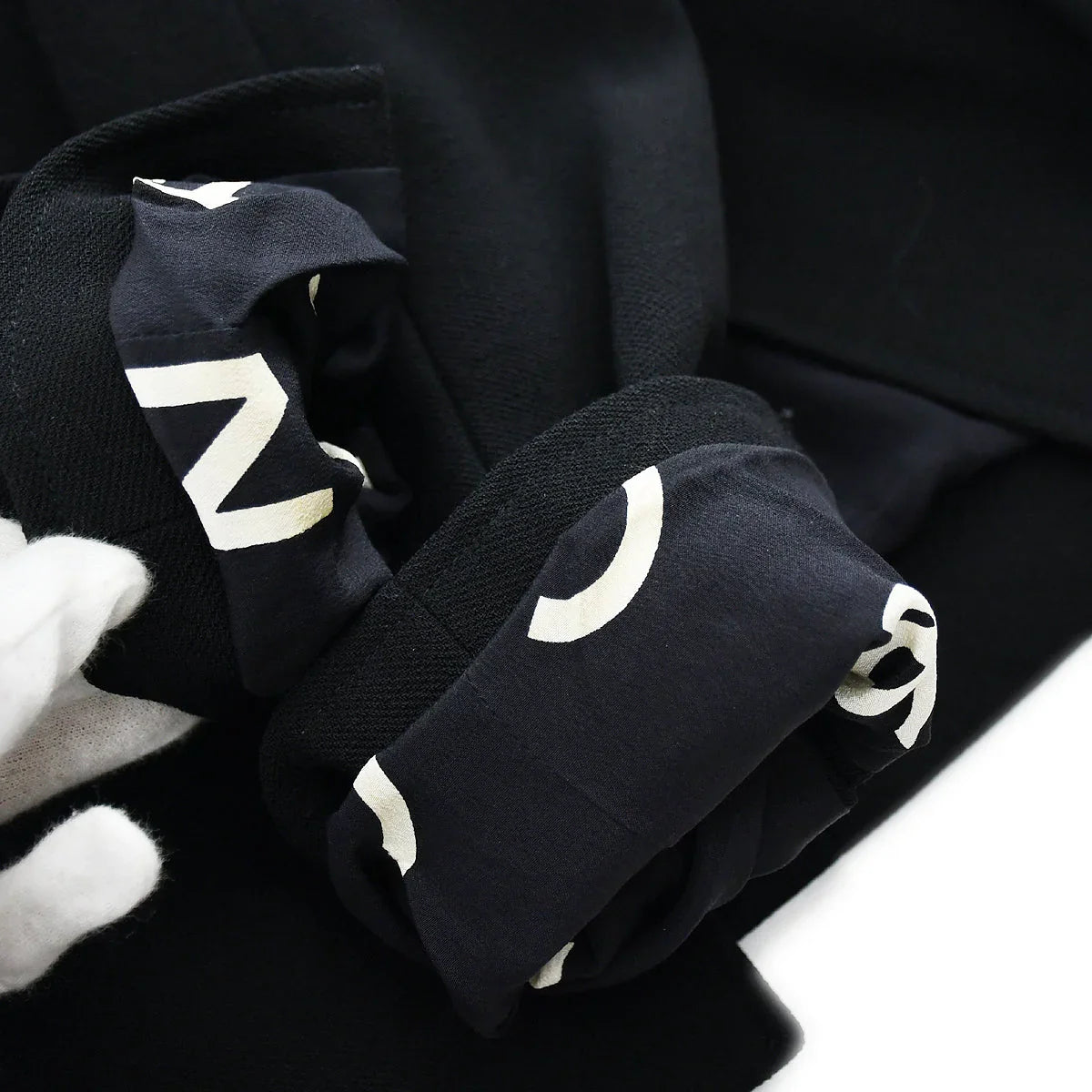 Chanel Single Breasted Jacket Black