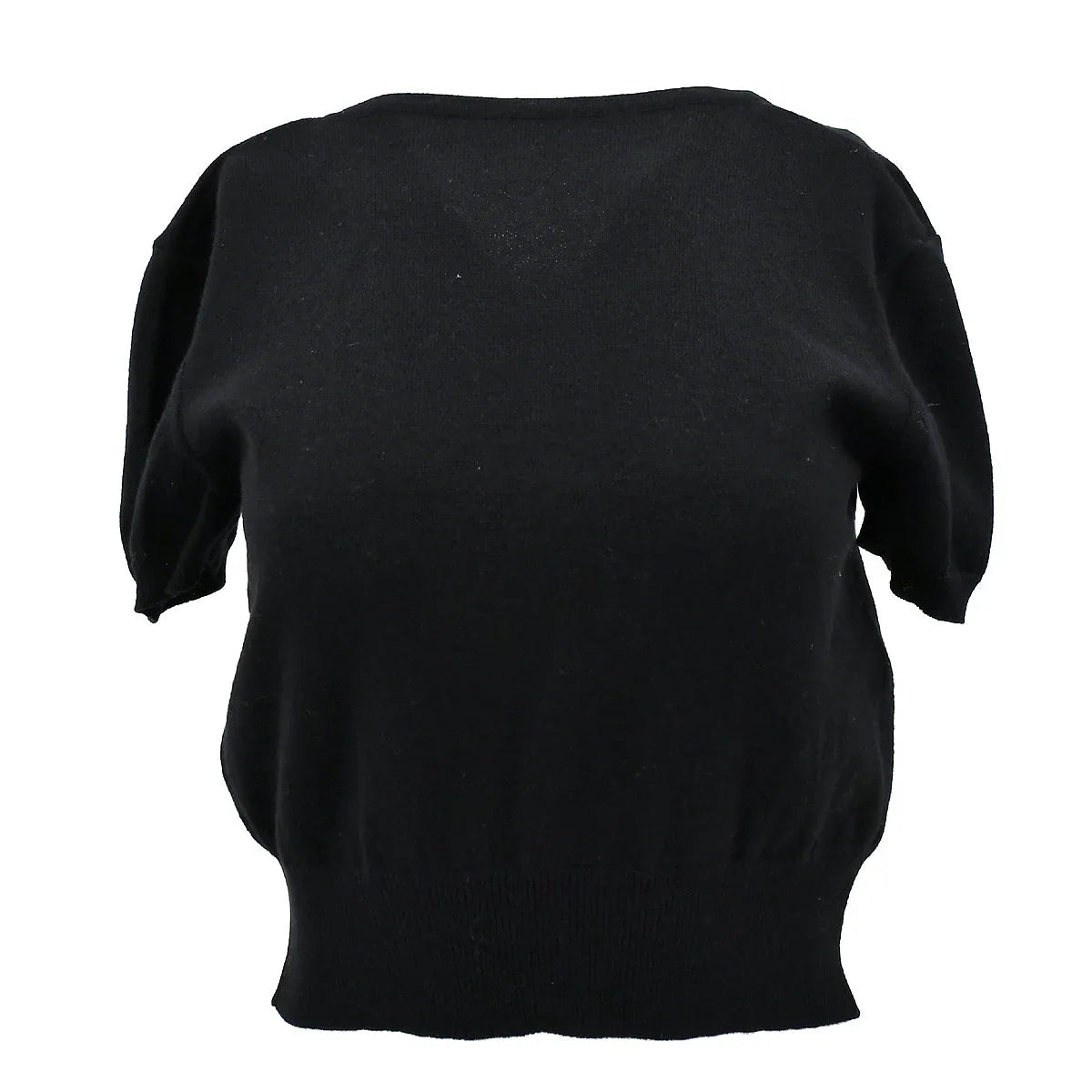 Chanel Sweater Black 95A #42