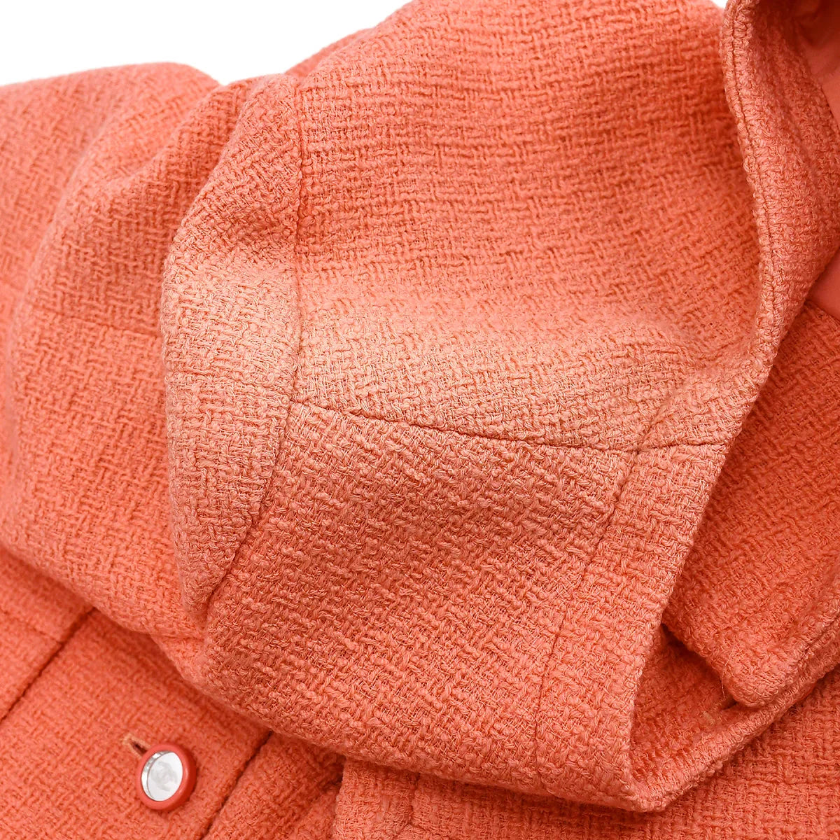 Chanel Setup Suit Jacket Skirt Pink 95C #44