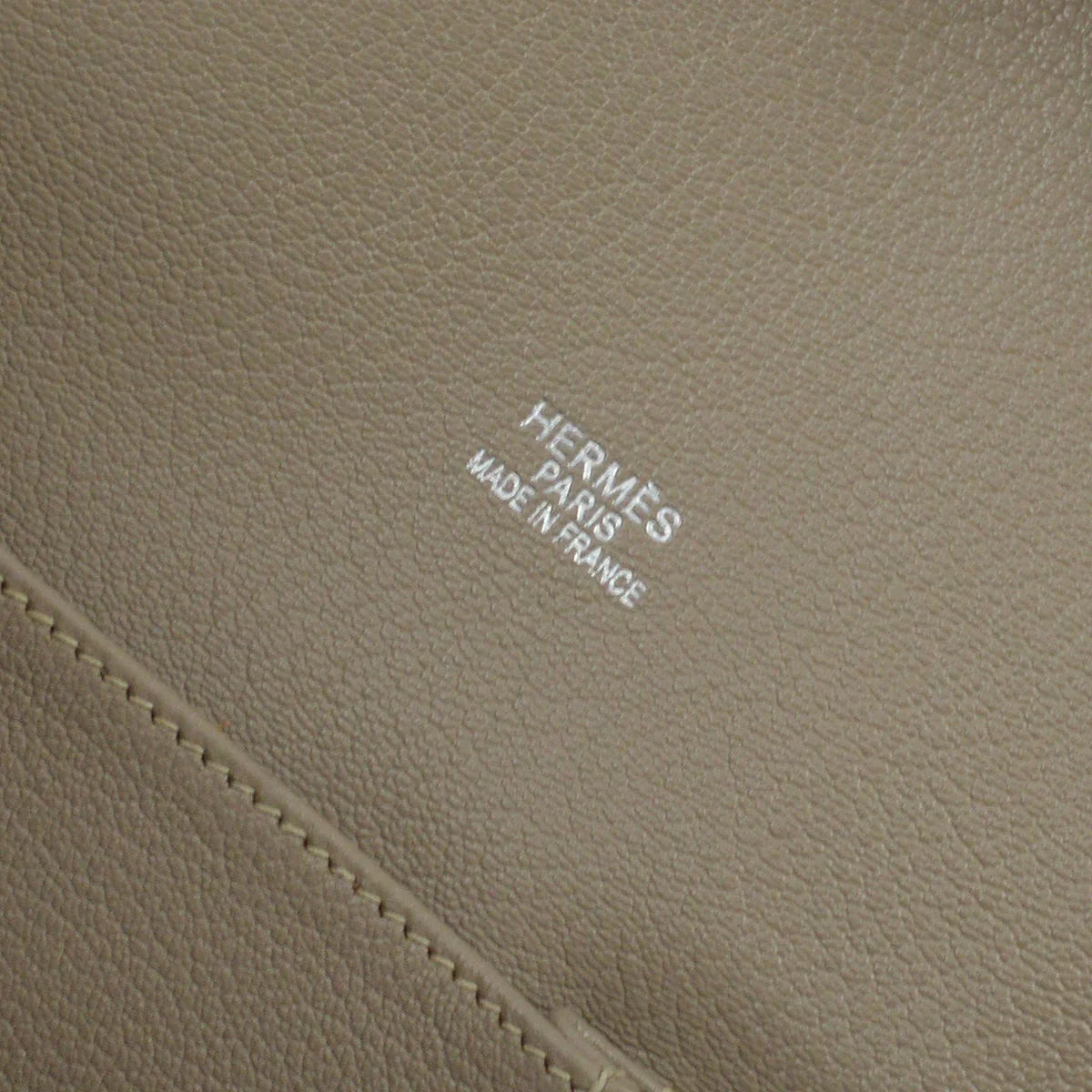 Hermes 2009 Tourterelle Taurillon Clemence Jypsiere 34 Shoulder Bag