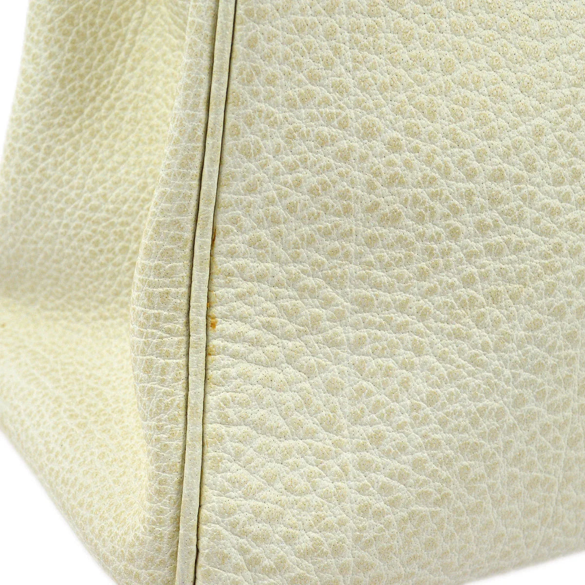 Hermes 2001 Ivory Buffalo Kelly 32 Retourne 2way Shoulder Handbag