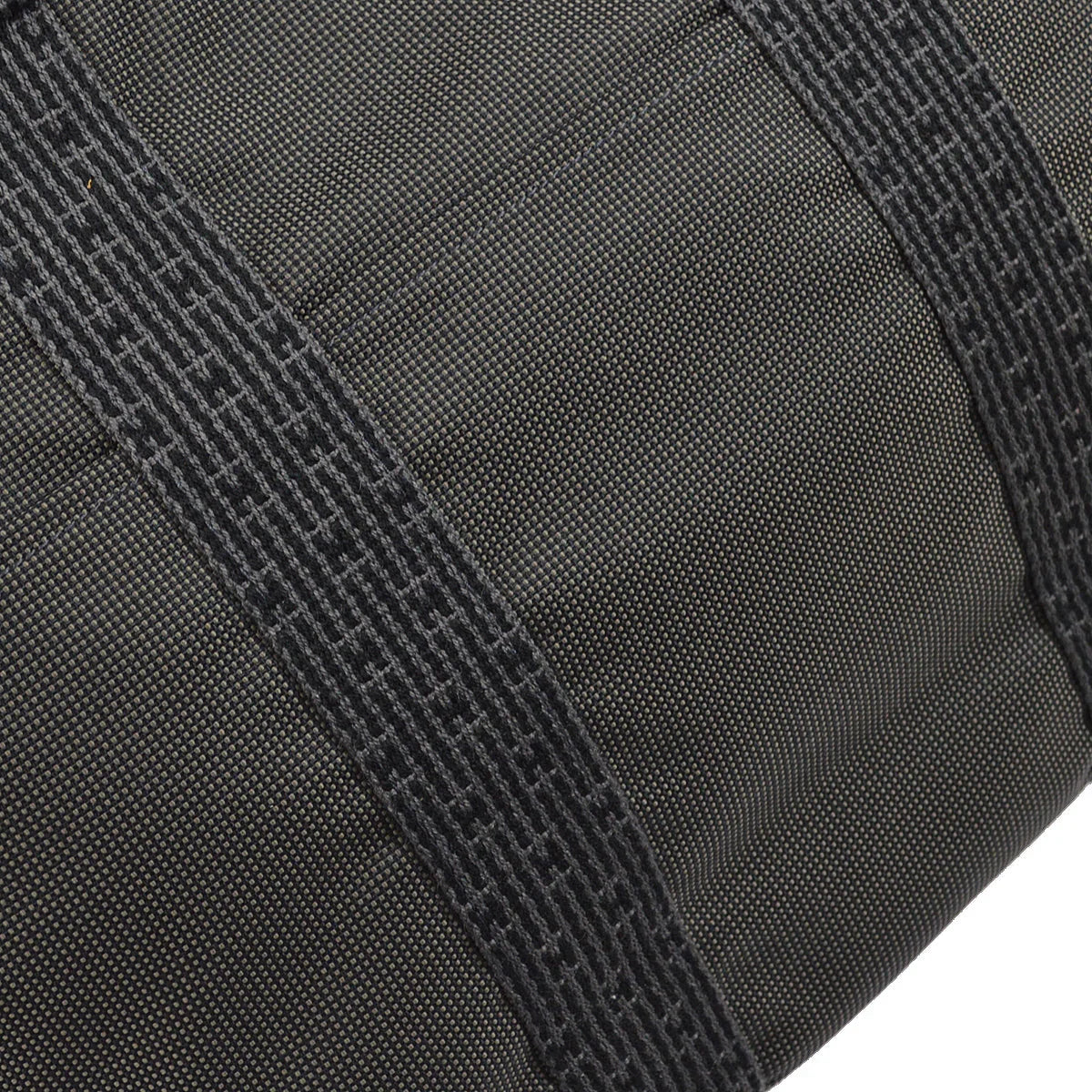 Hermes Gray Canvas Herline Tote MM Bag