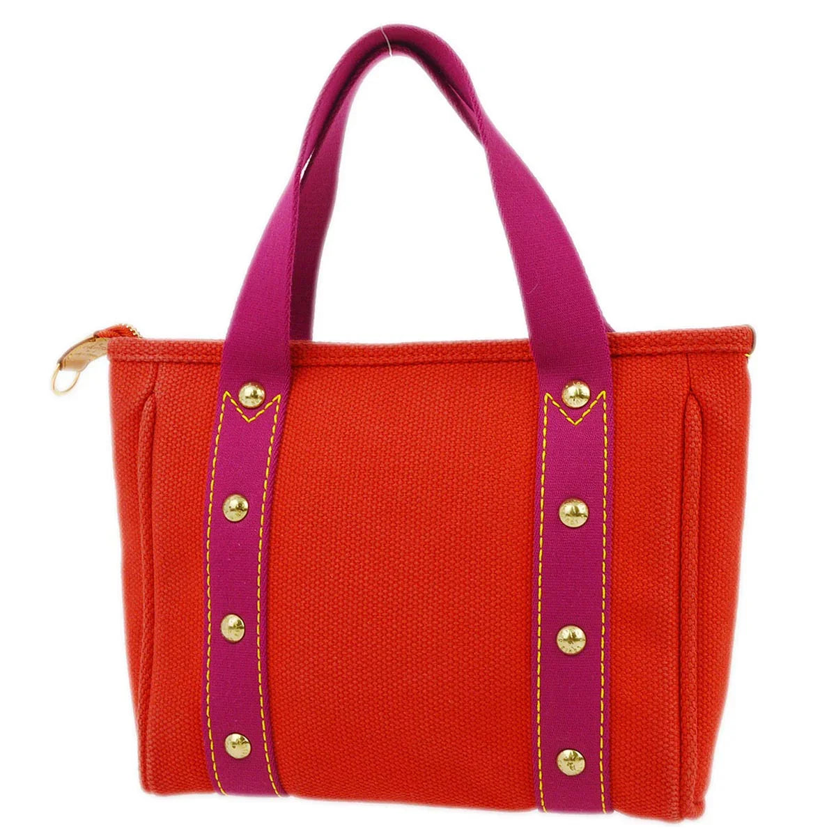 Louis Vuitton 2005 Red Purple Antigua Cabas PM Tote Bag M40037