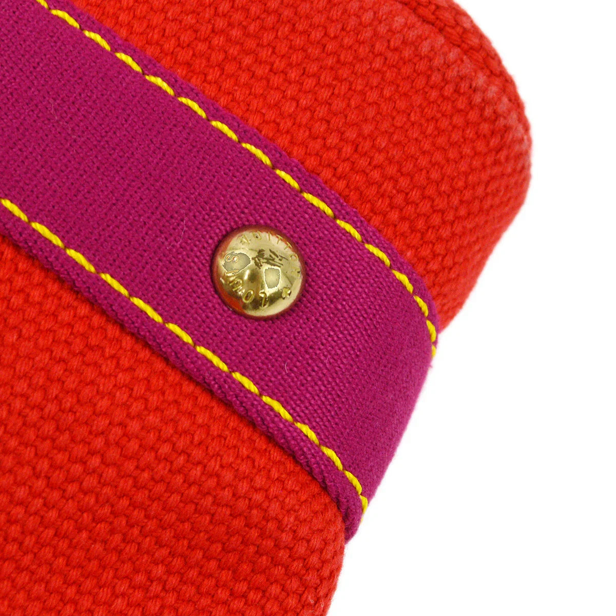 Louis Vuitton 2005 Red Purple Antigua Cabas PM Tote Bag M40037