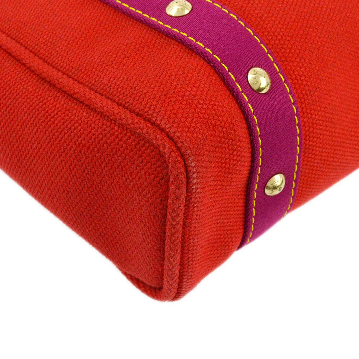 Louis Vuitton 2005 Red Purple Antigua Cabas MM Tote Bag M40034