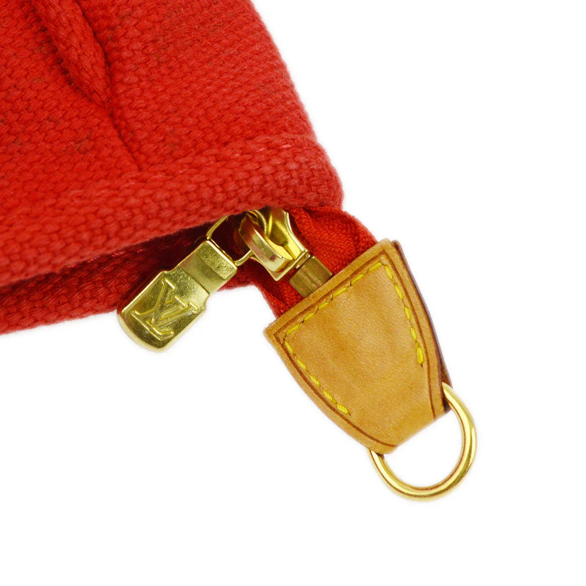Louis Vuitton 2005 Red Purple Antigua Cabas MM Tote Bag M40034