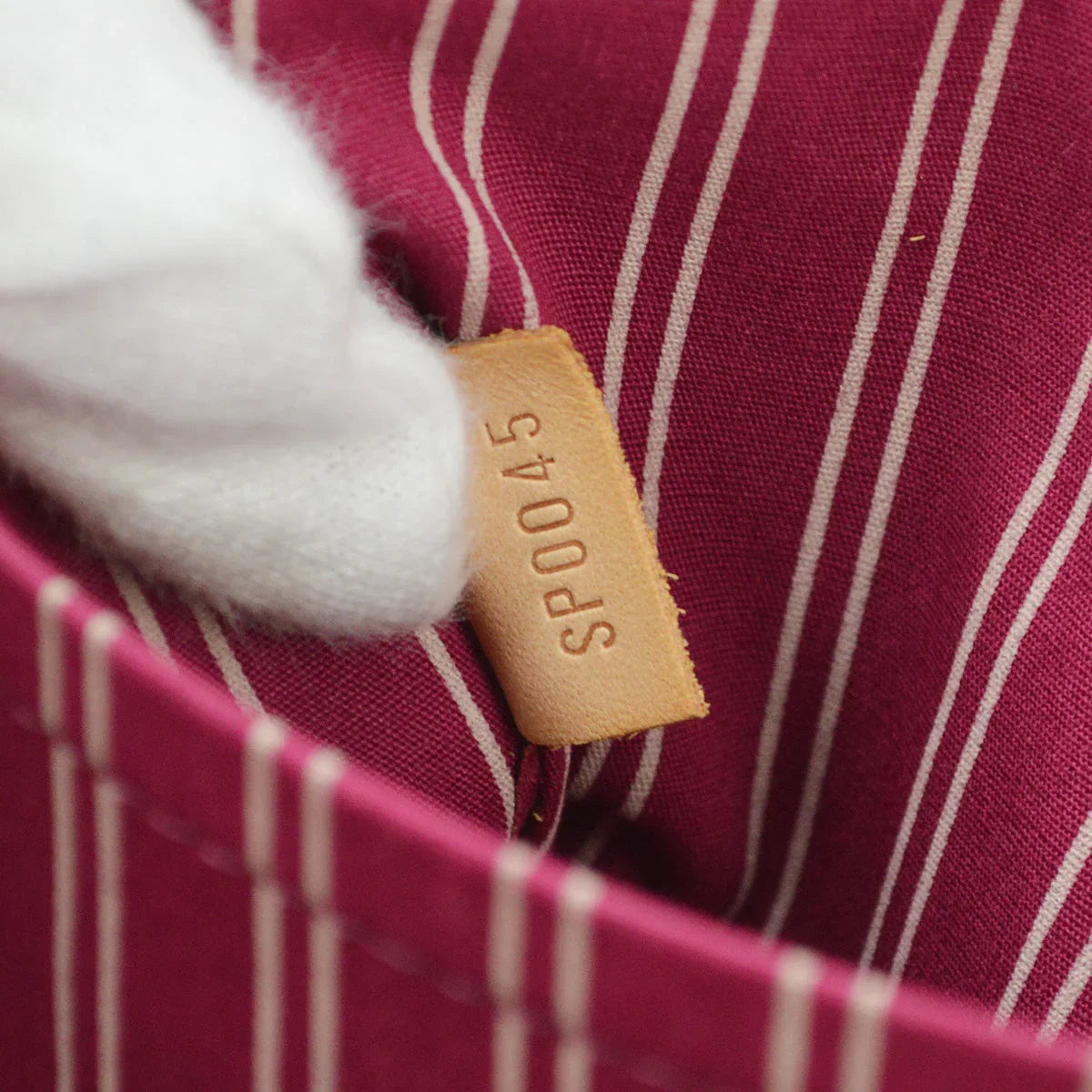 Louis Vuitton 2005 Red Purple Antigua Cabas MM Tote Bag M40034