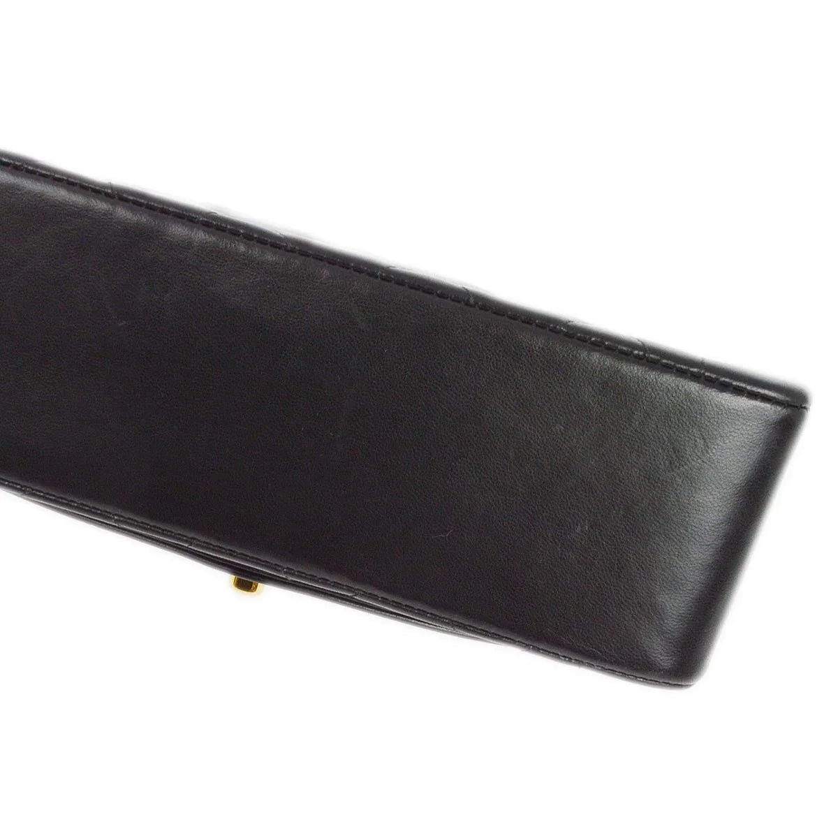 Chanel 1996-1997 Black Lambskin Small Diana Shoulder Bag