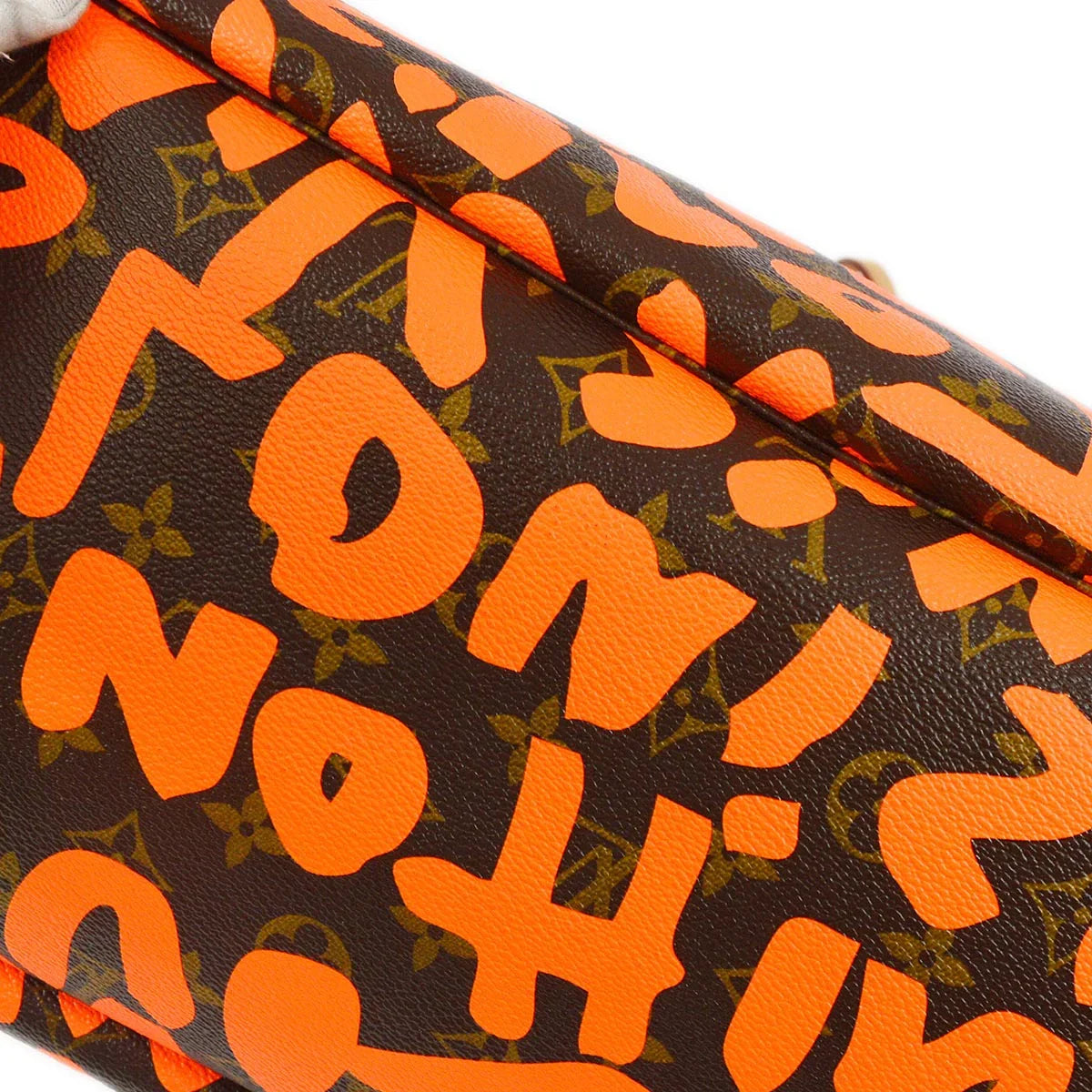 Louis Vuitton 2009 Orange Monogram Graffiti Neverfull GM Tote M93702