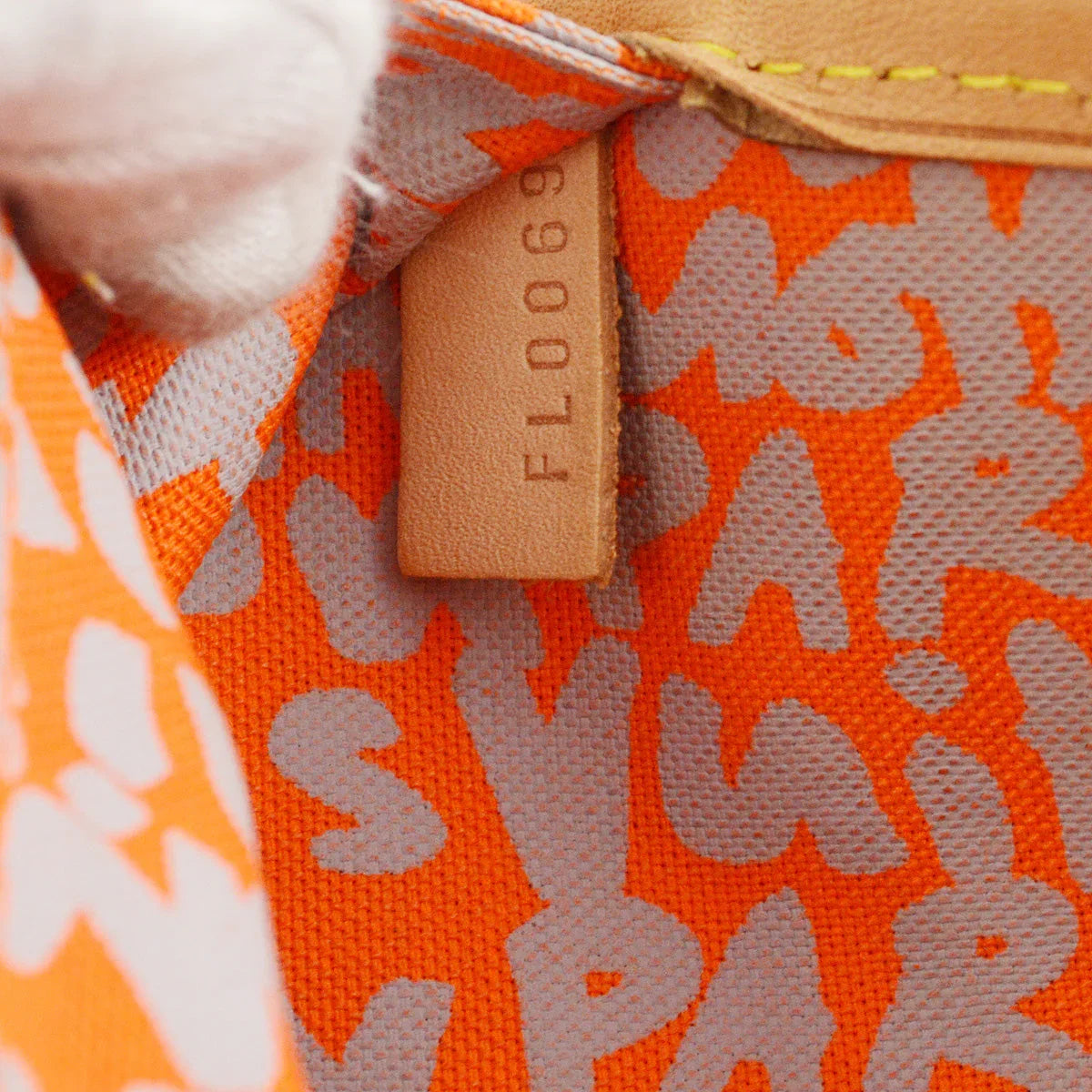 Louis Vuitton 2009 Orange Monogram Graffiti Neverfull GM Tote M93702